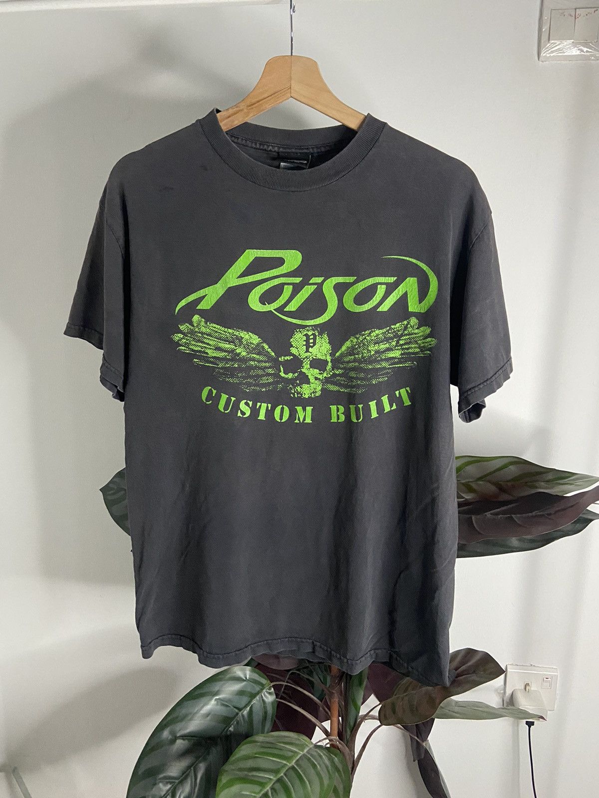 Band Tees × Vintage VINTAGE POISON CUSTOM BUILT X DISTRESS Size US M / EU 48-50 / 2 - 1 Thumbnail