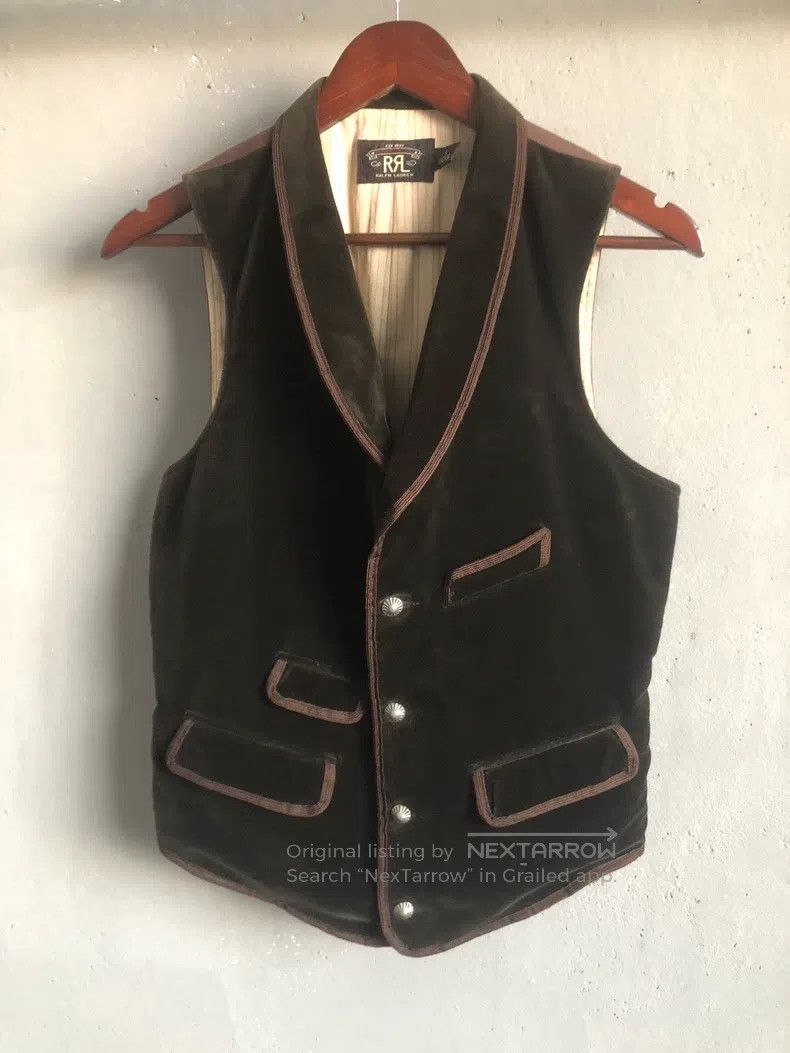 RRL Ralph Lauren RRL Ralph Lauren Velvet Velvet Vest Size US S / EU 44-46 / 1 - 1 Thumbnail