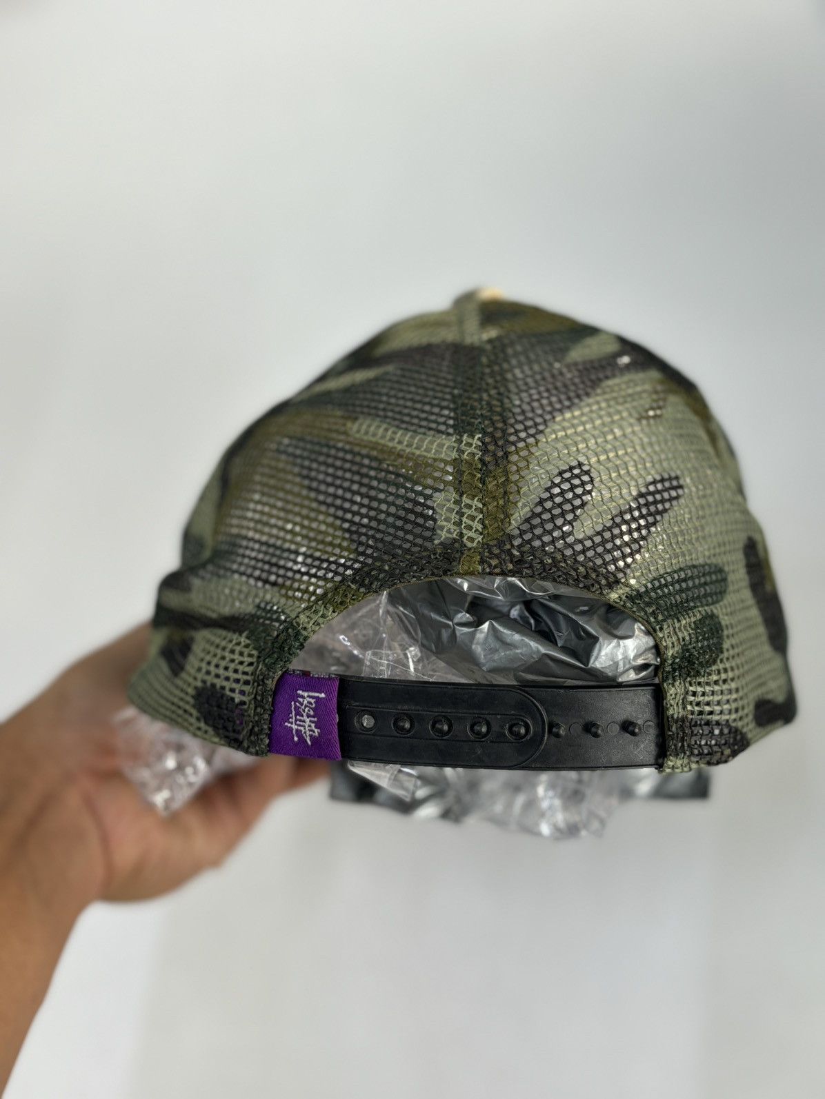 Stussy Vintage Stussy Graffiti Trucker Cap Size ONE SIZE - 4 Thumbnail