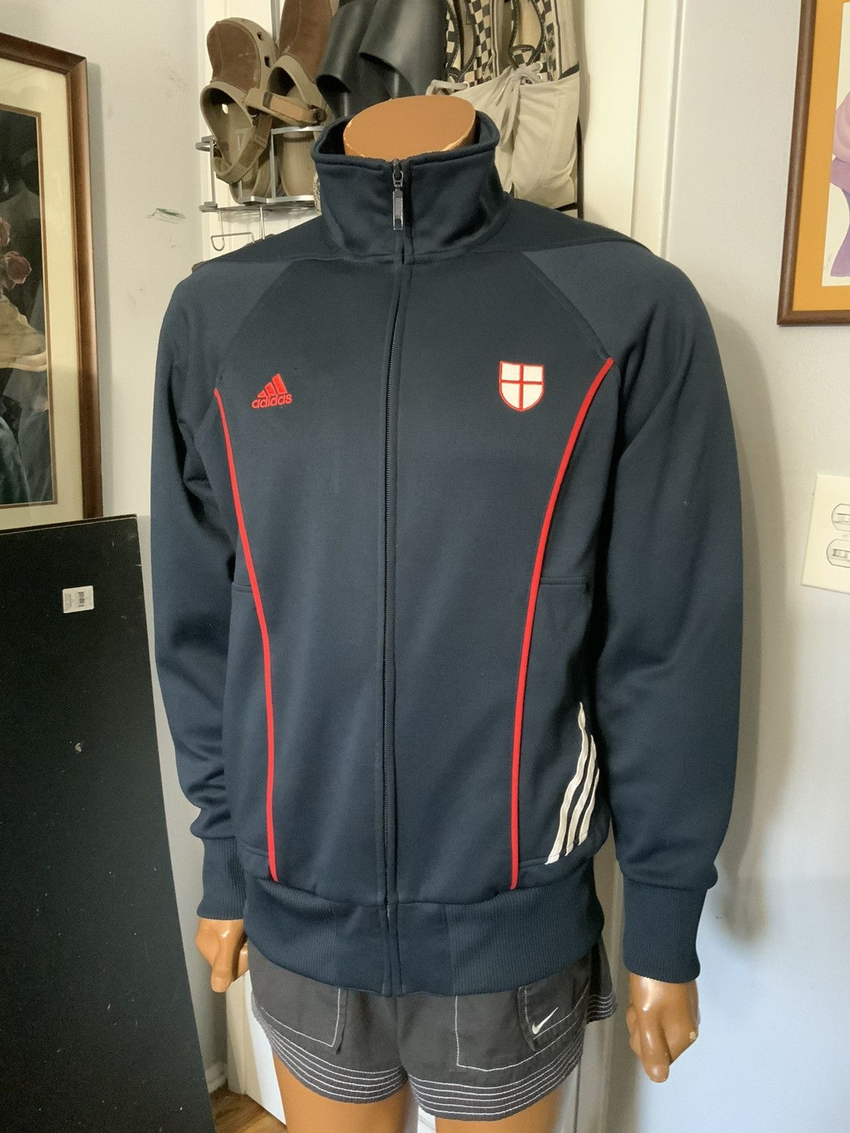Adidas Adidas England FIFA 2010 World Cup Soccer Track Jacket Size US L / EU 52-54 / 3 - 9 Thumbnail