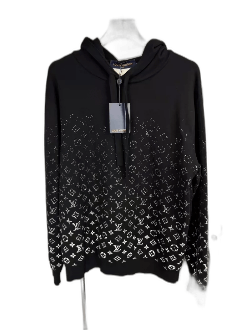 Louis Vuitton Louis Vuitton Black and White Gradient Hoodie-yf Size US L / EU 52-54 / 3 - 1 Thumbnail