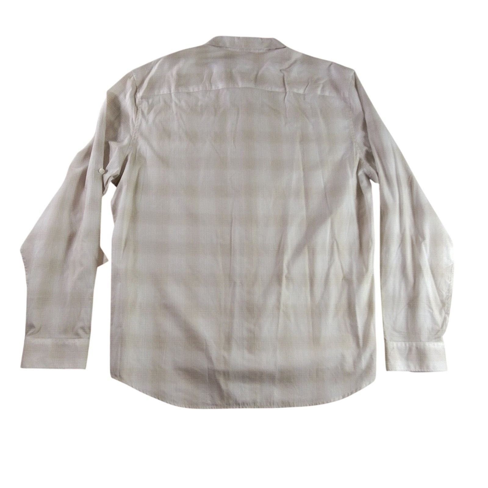 Calvin Klein Calvin Klein Slim Fit Button Up Shirt NWT Silver Birch XL Size US XL / EU 56 / 4 - 2 Thumbnail