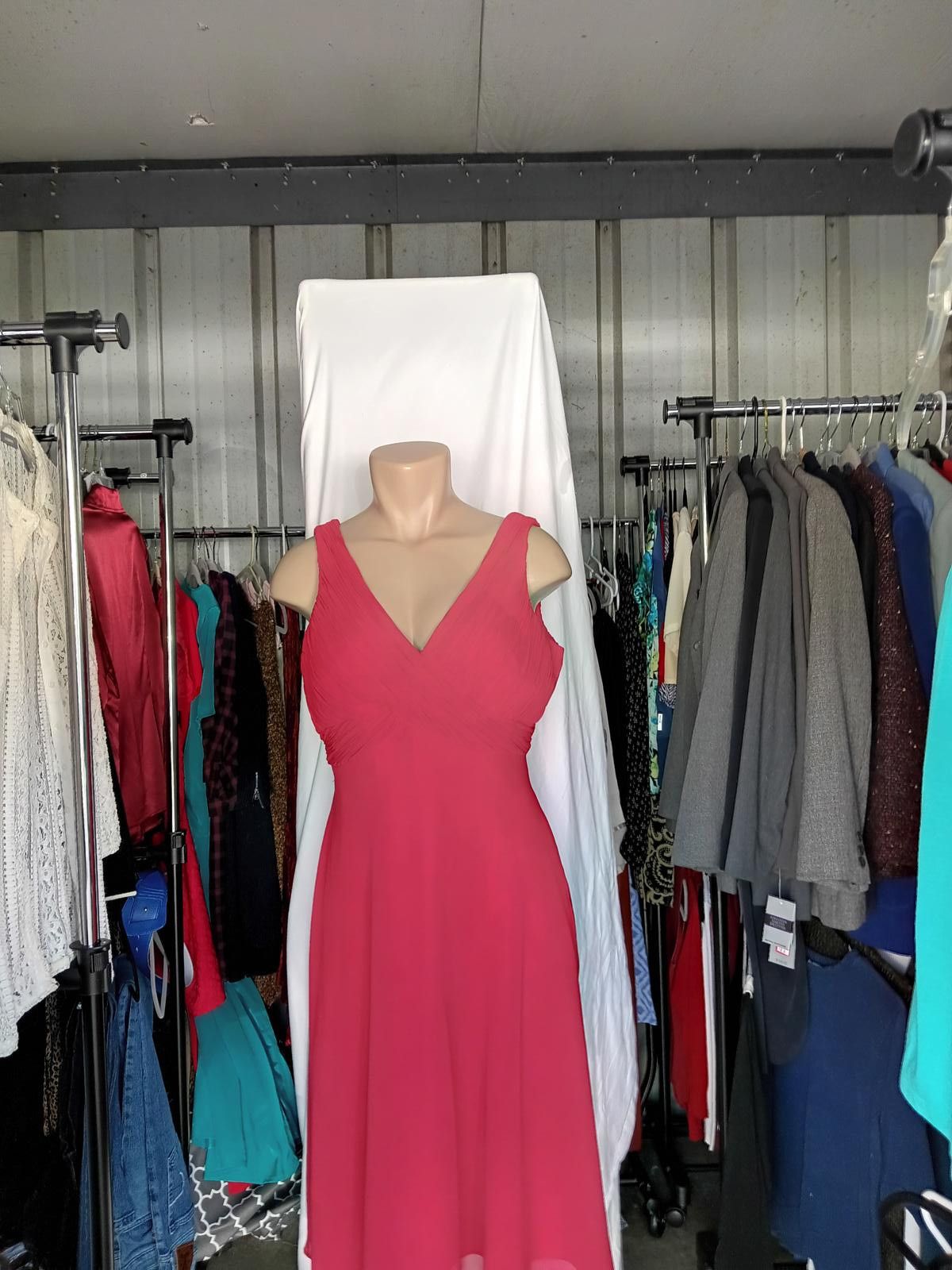 Designer Jones Wear Elegant Red Dress Size M / US 6-8 / IT 42-44 - 1 Thumbnail