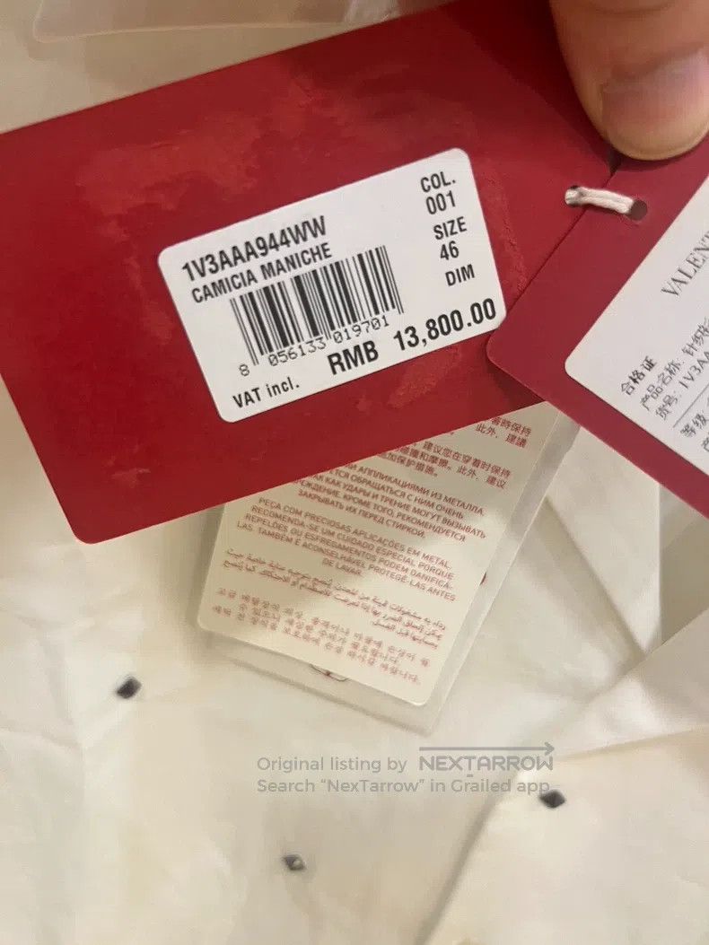 Valentino Valentino Classic white shirt Size US S / EU 44-46 / 1 - 2 Thumbnail