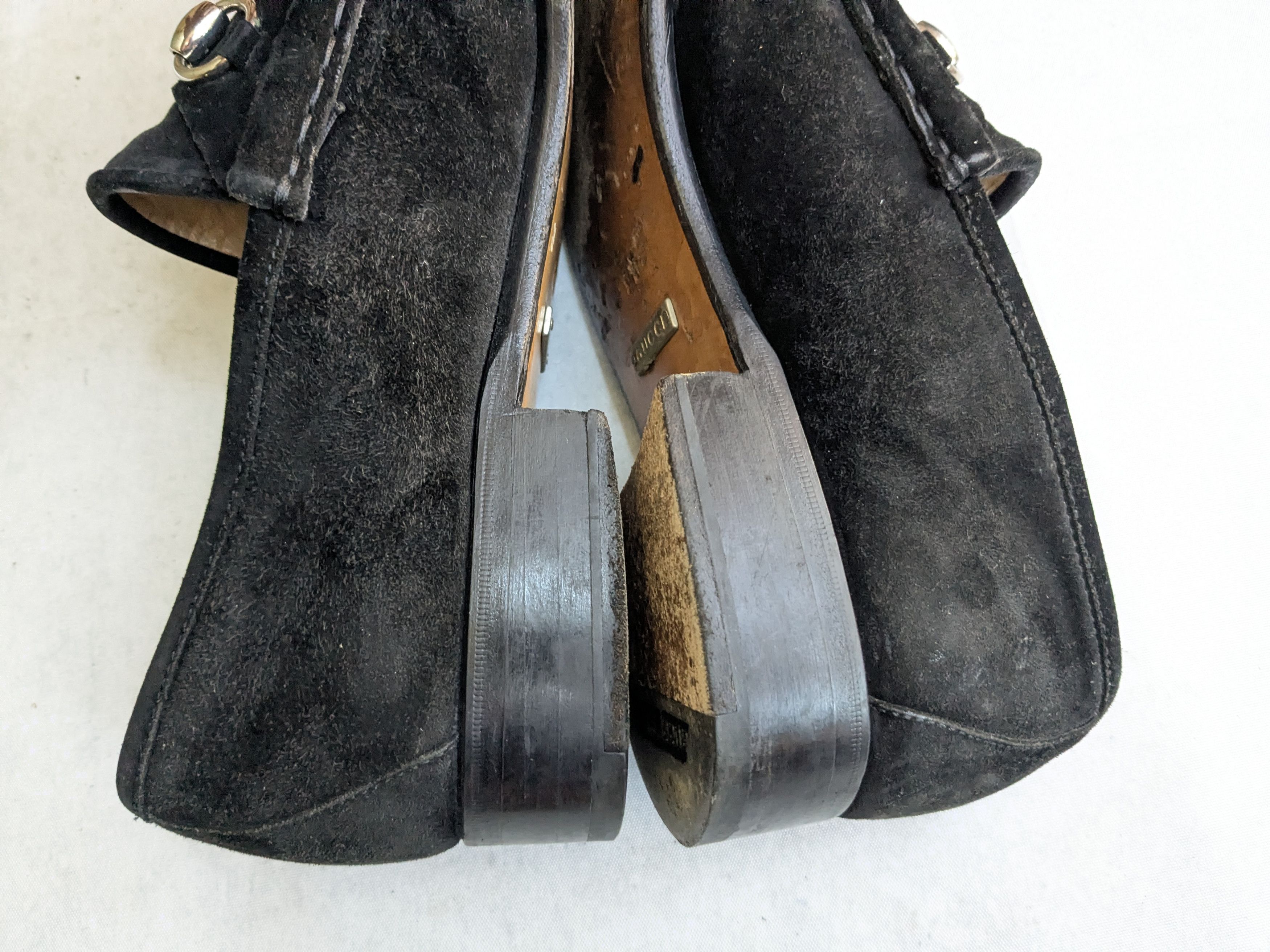 Gucci Gucci Horsebit Loafers Black Suede 9 D Suede Leather Slip On Size US 9 / EU 42 - 6 Thumbnail