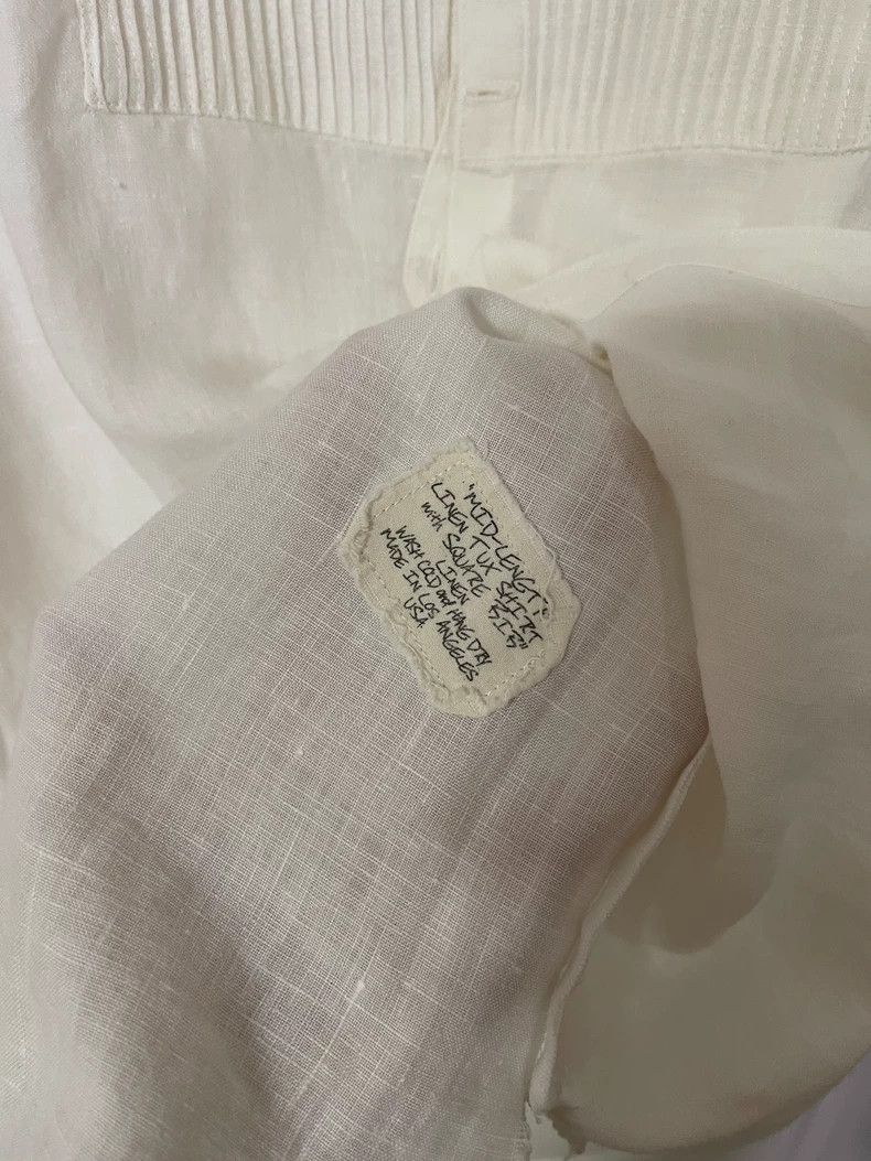 Greg Lauren greg lauren Cotton and linen shirt long style 2506-Nextarro Size US L / EU 52-54 / 3 - 7 Thumbnail