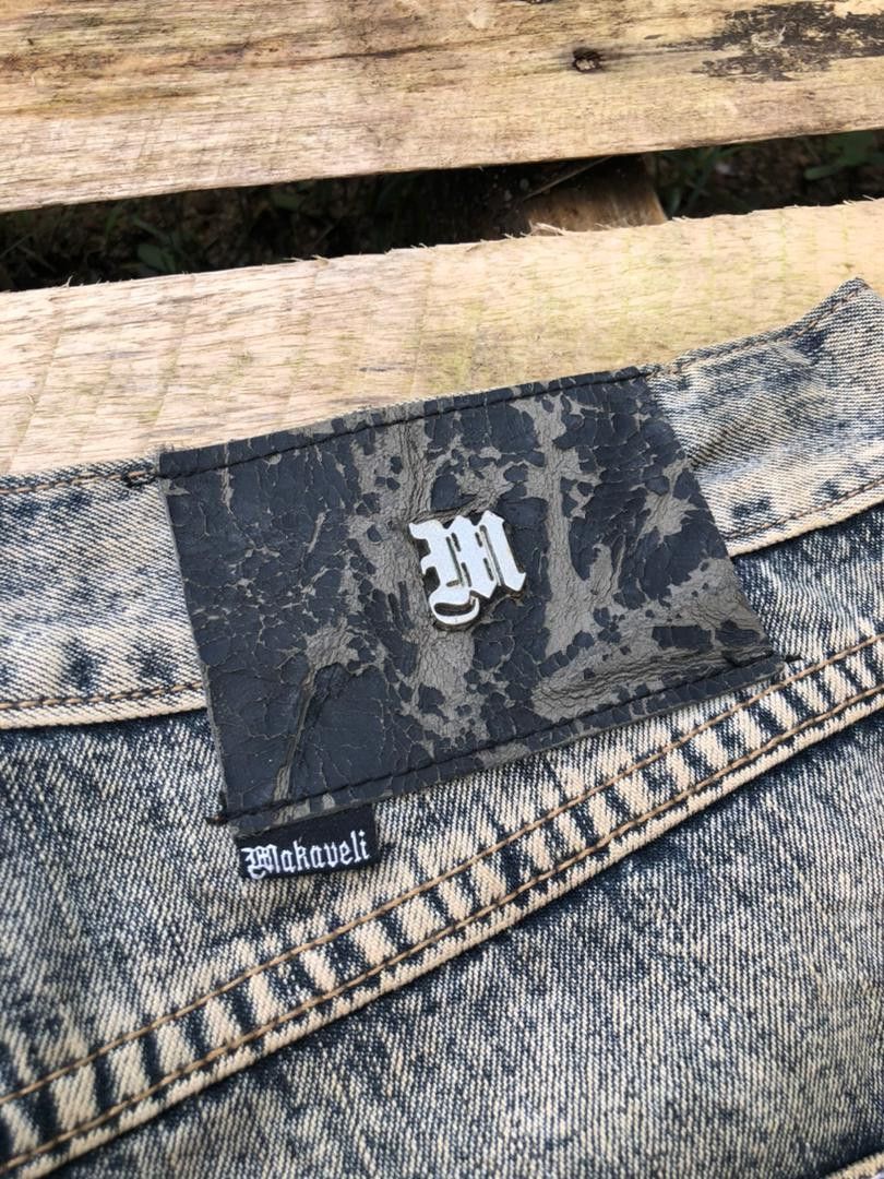 Makaveli × Vintage Vintage Makaveli Tupac Shakur Denim Jeans Size US 32 / EU 48 - 3 Thumbnail