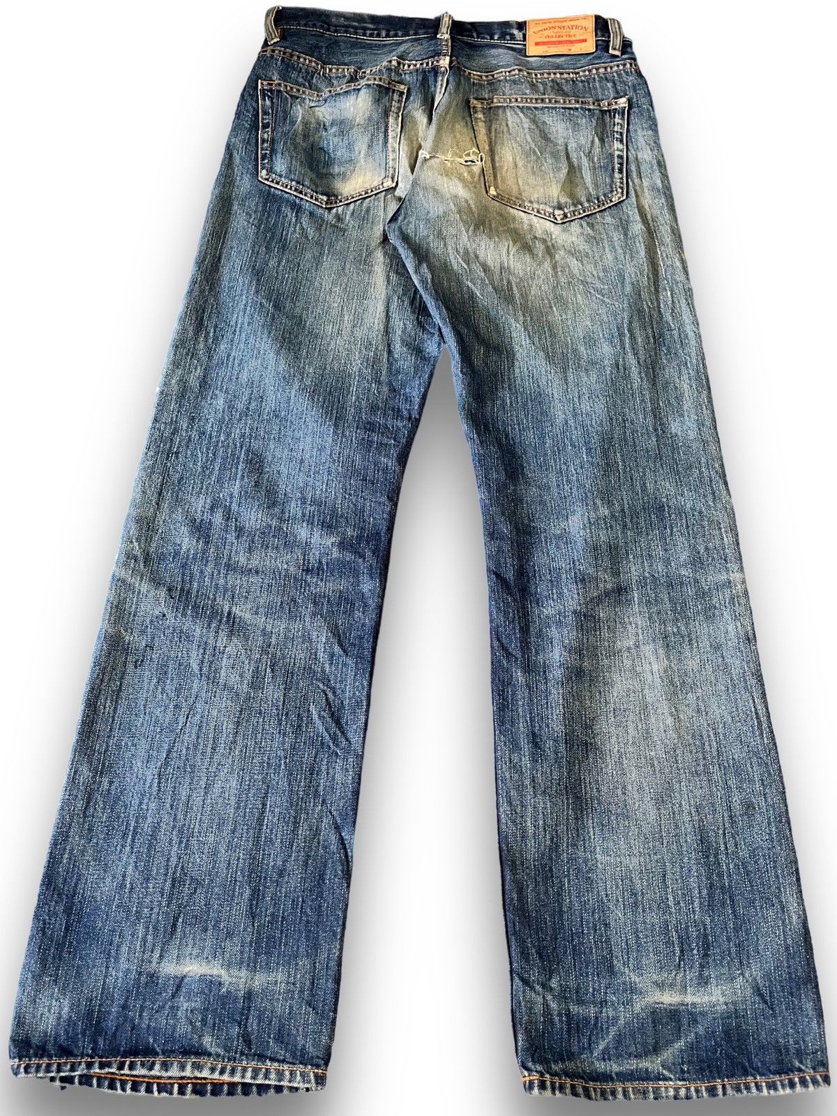 4GSELLER Vintage Union Station Selvedge Mudwash Denim Size US 30 / EU 46 - 4 Thumbnail