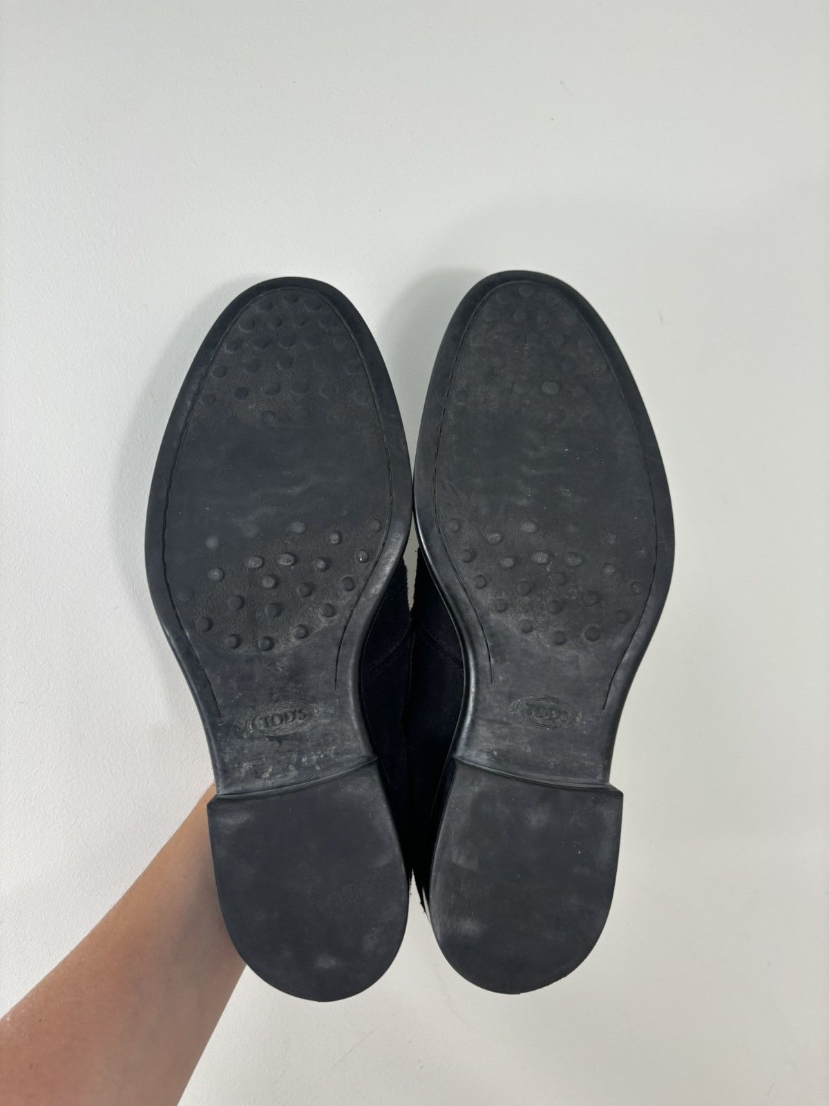 Tod's Tod’s Men’s Deep Black Luxury Suede Penny Loafers Shoes Size US 9 / EU 42 - 16 Thumbnail