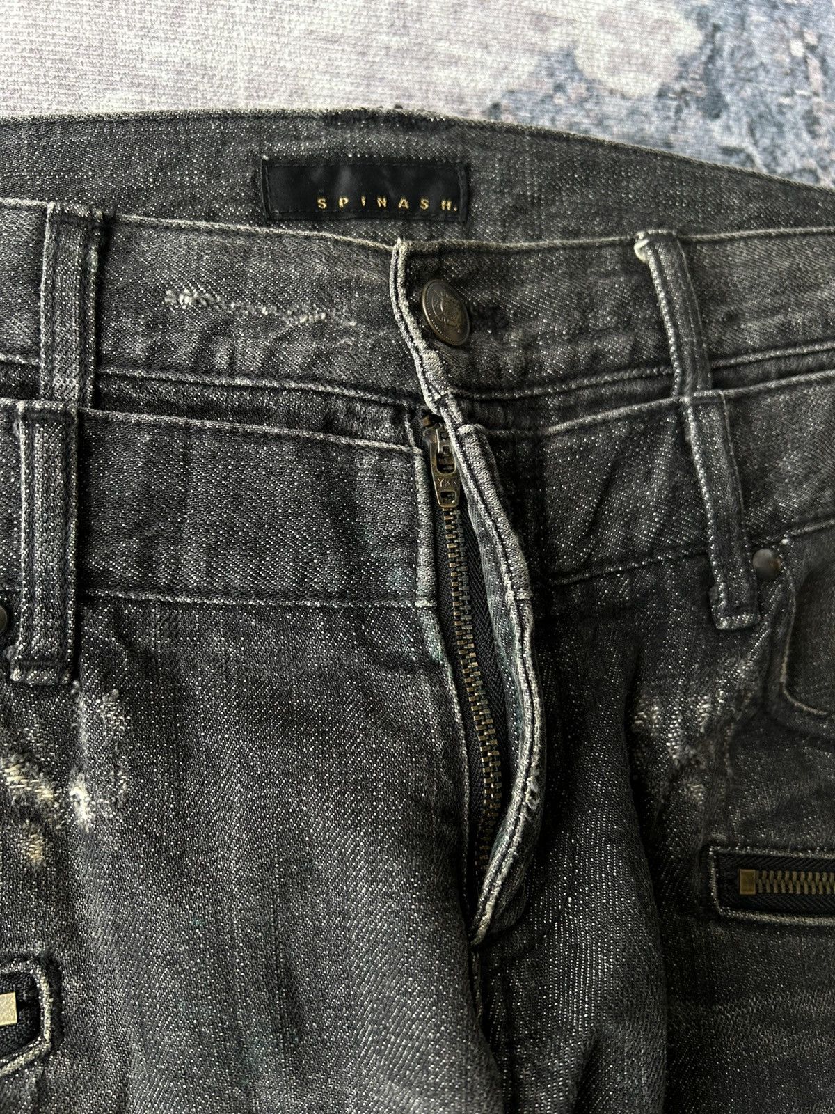 14th Addiction Y2k Double Waist Spinash Jeans Size US 31 - 6 Thumbnail