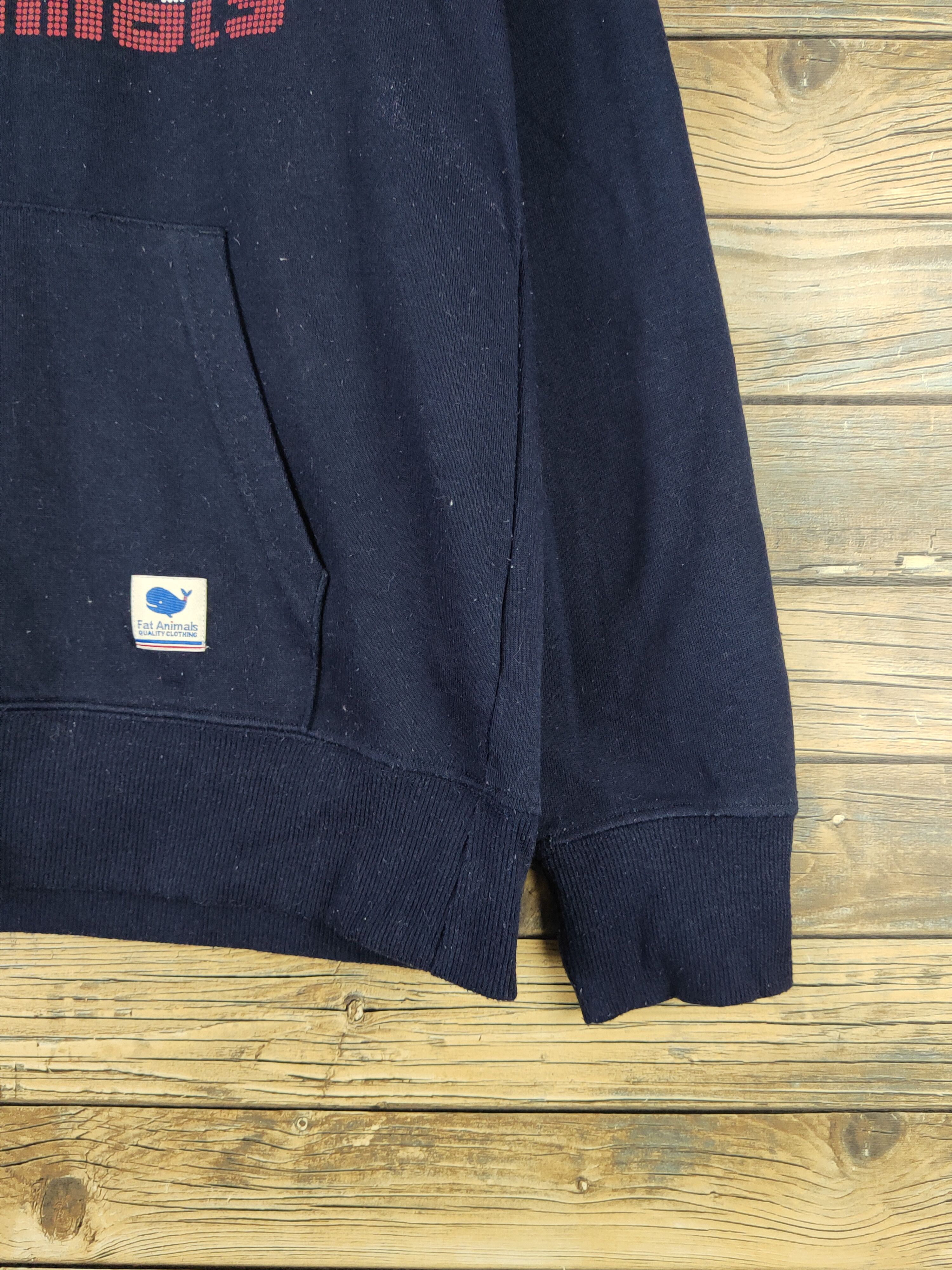Japanese Brand DL Fat Animals Navy Hoodie Sweatshirts #2446 Size US L / EU 52-54 / 3 - 7 Thumbnail