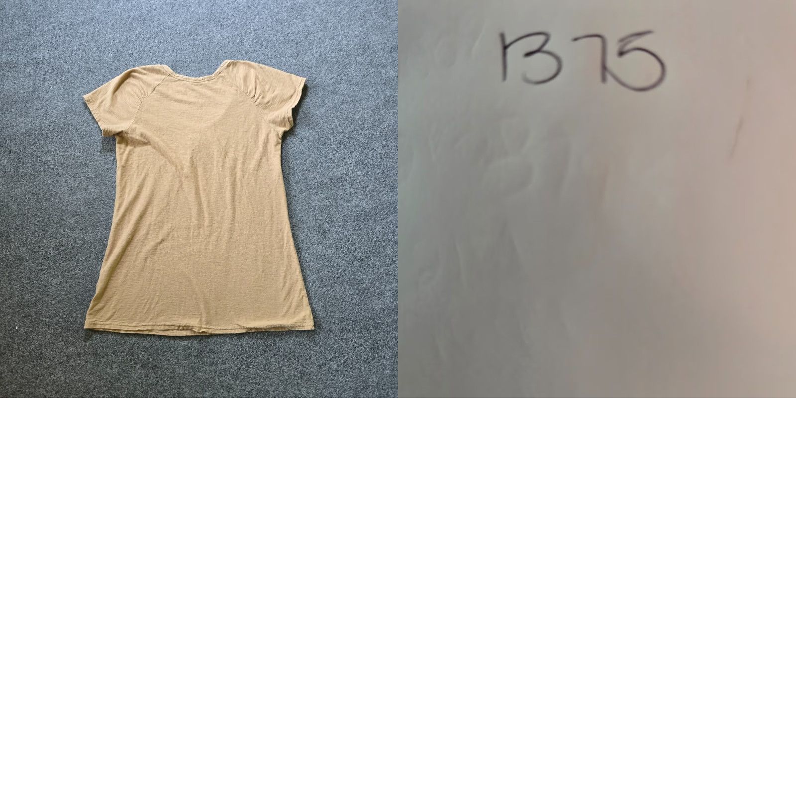 Vintage Cutloose Top Womens Medium Beige Linen Blend Short Sleeve T-Shirt Classic Casual Capsule Women Ladies Mens? (Wait) Size M / US 6-8 / IT 42-44 - 8 Thumbnail