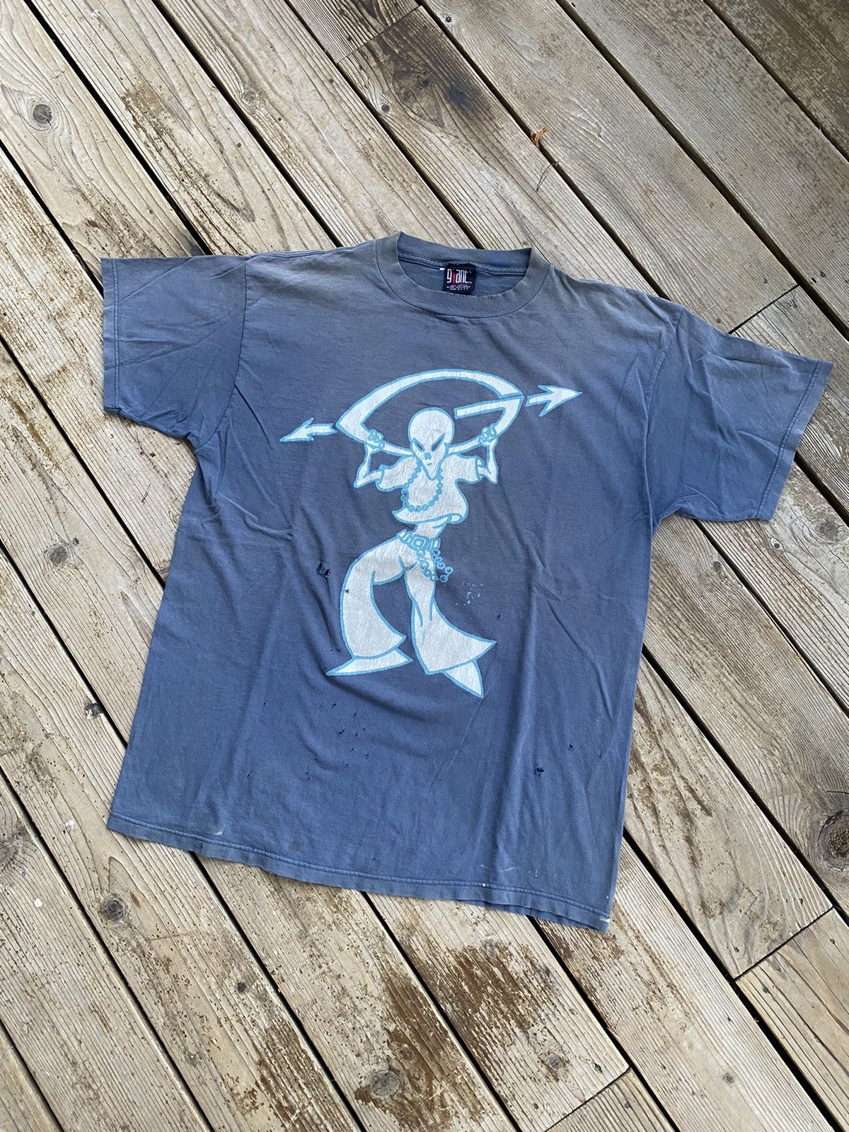 Giant Vintage Gravity Kills Rock Band Alien Faded Tee Size US L / EU 52-54 / 3 - 1 Thumbnail