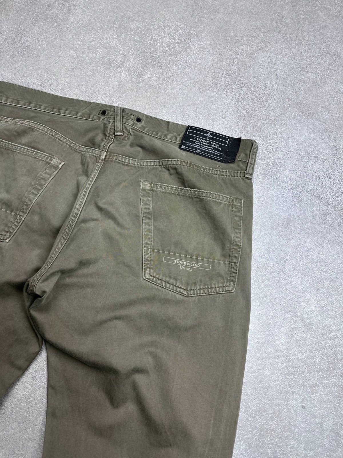Stone Island Vintage Stone Island Chino Rare Relaxed Pants 36 Size US 36 / EU 52 - 2 Thumbnail