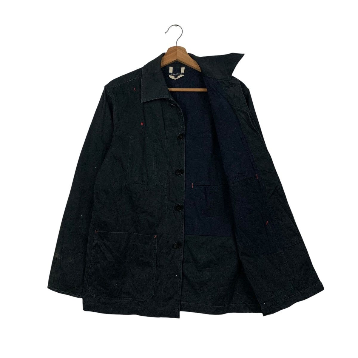 Japanese Brand R.NEWBOLD Button Casual Jacket Three Pockets #2121-C93 Size US L / EU 52-54 / 3 - 9 Thumbnail