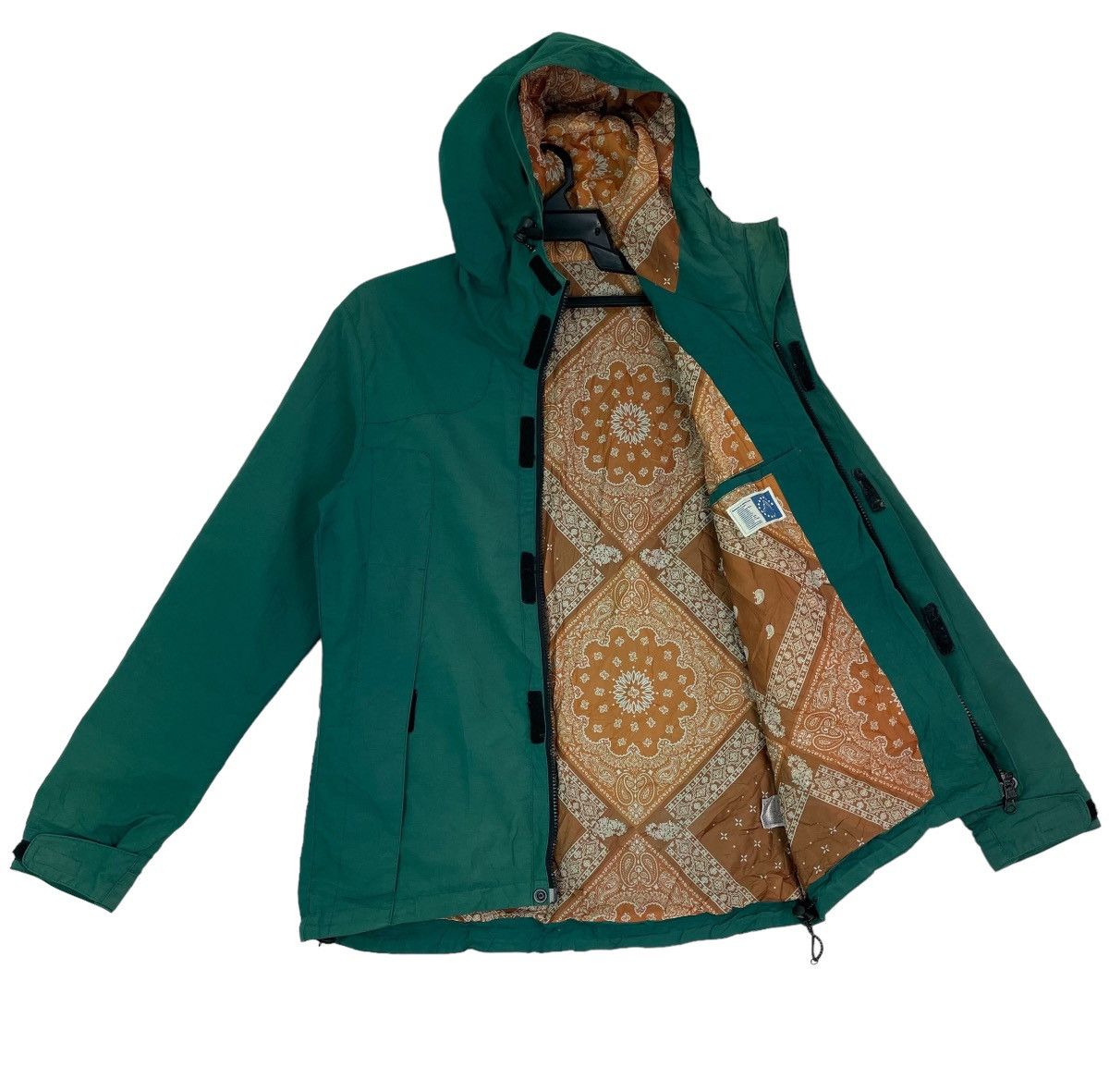 GRN × Japanese Brand Vtg 90s GRN paisley work lined mountain outdoor jacket Size US M / EU 48-50 / 2 - 1 Thumbnail