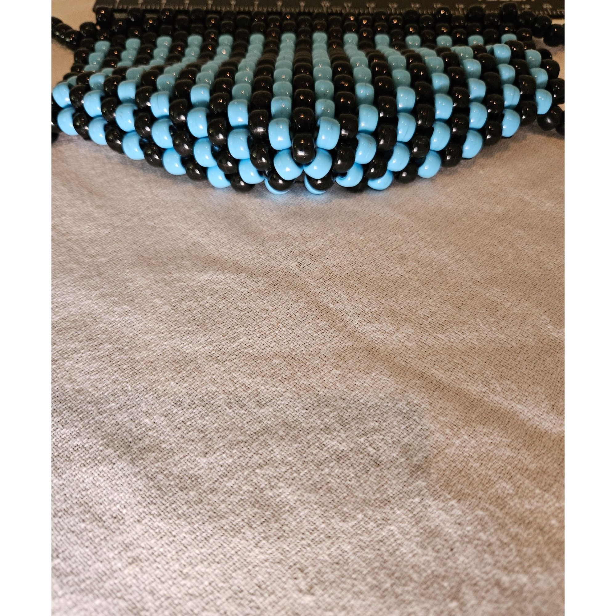 Other Blue Black Kandi Mask Pony Beads Size ONE SIZE - 6 Thumbnail