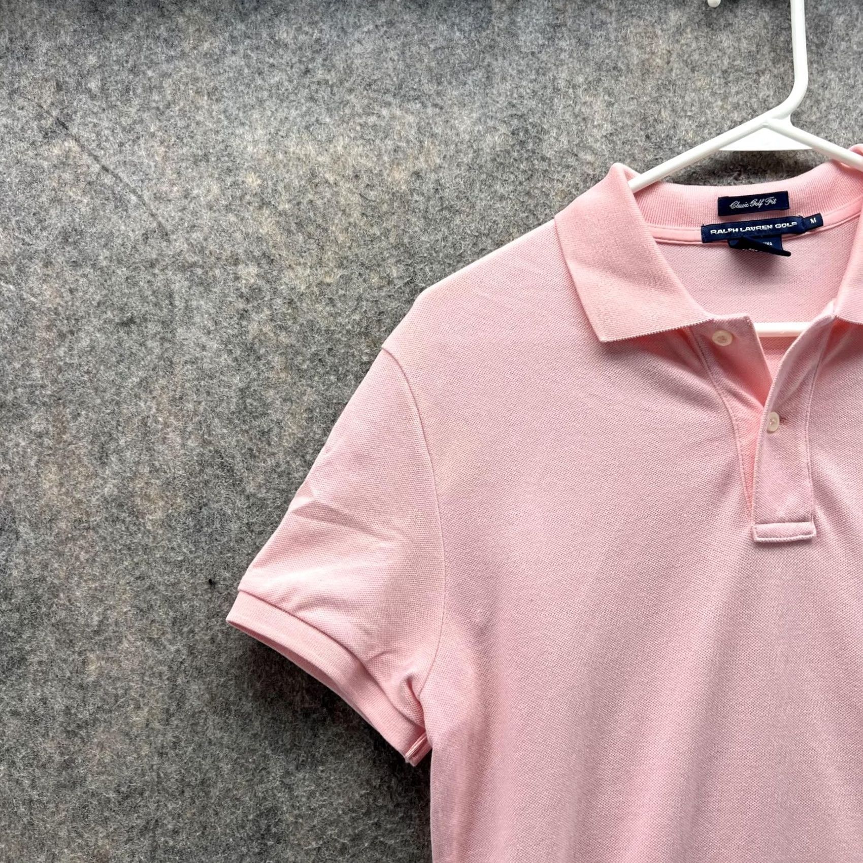 Polo Ralph Lauren Polo Ralph Lauren Polo Shirt Women Medium Pink Solid Short Sleeve Collared Button Vintage No Size M / US 6-8 / IT 42-44 - 3 Thumbnail