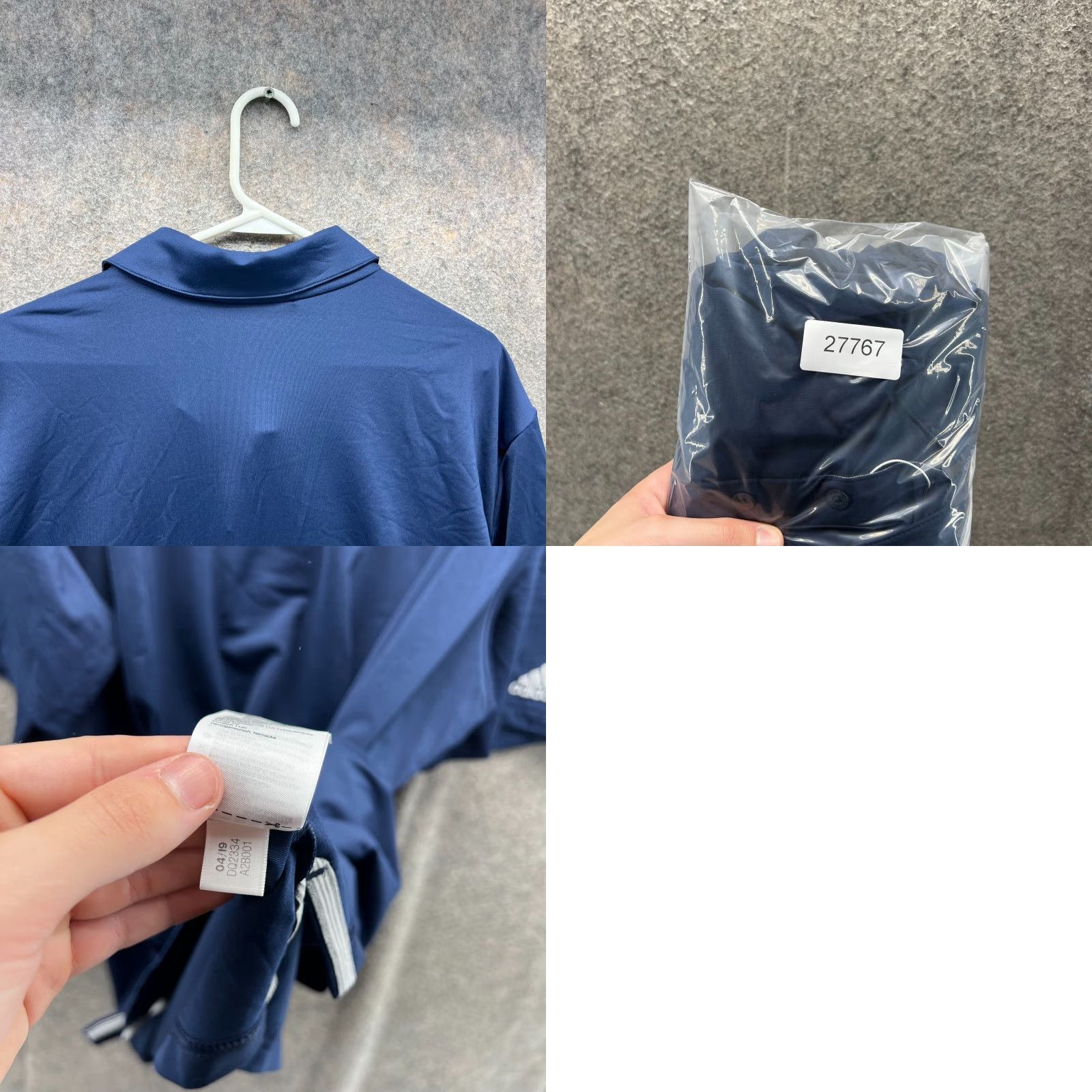 Adidas Adidas Polo Shirt Men 2XL Blue Polo Shirt Polo Shirt Short Sleeve Casual Golf Blue 2XL Mens Size US XXL / EU 58 / 5 - 9 Thumbnail