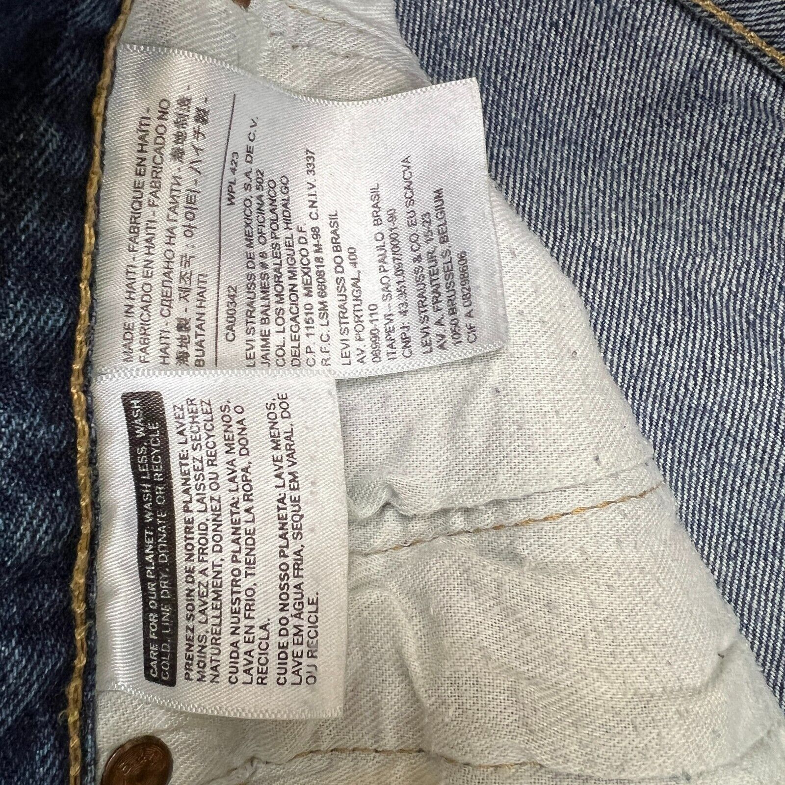 Levi's × Vintage Levi's 501 Jeans 32x29 Original Fit Straight Leg Denim Pants Size US 32 / EU 48 - 8 Thumbnail