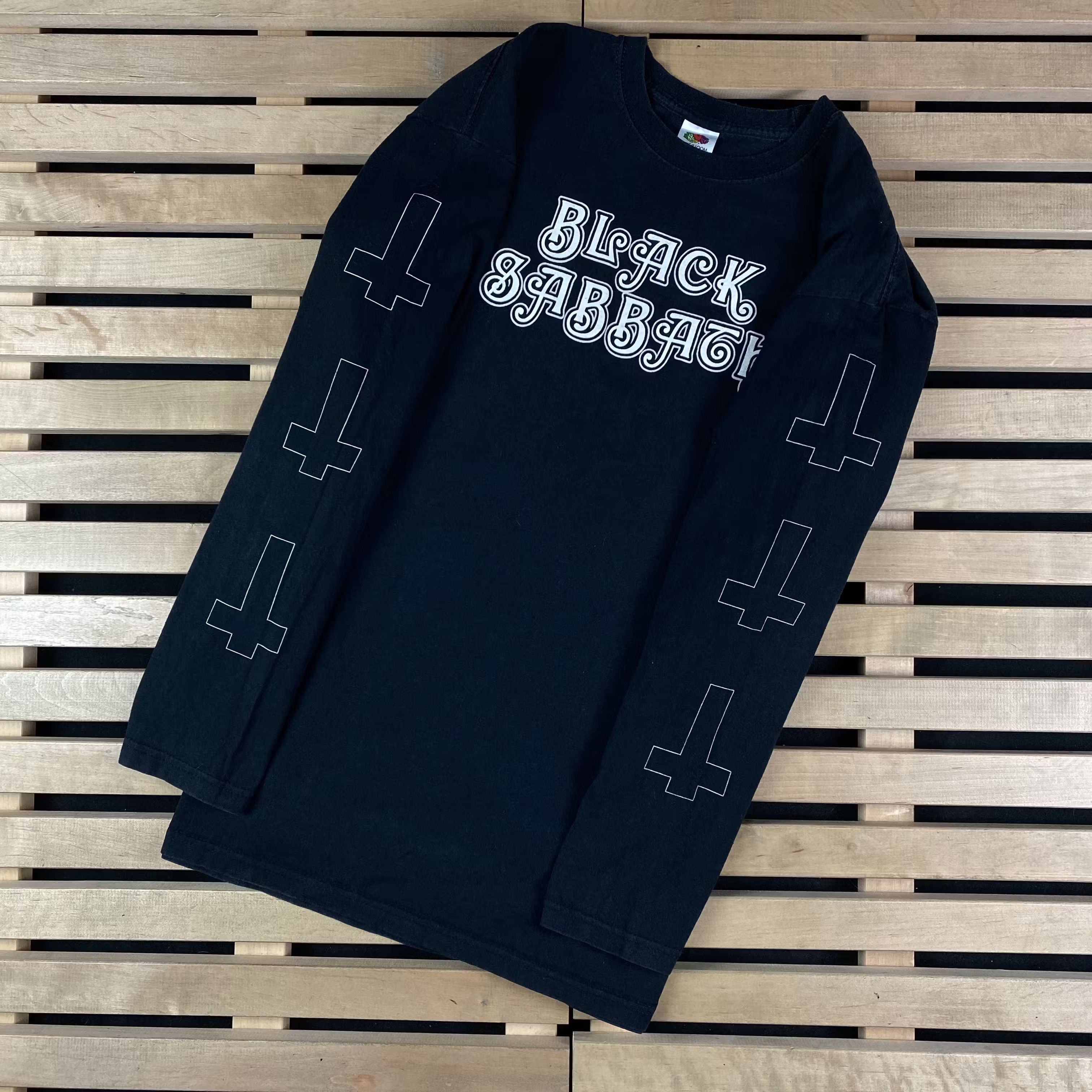 Band Tees × Vintage Men’s Long Sleeve Sweatshirt Black Sabbath Vintage Size L Size US L / EU 52-54 / 3 - 5 Thumbnail