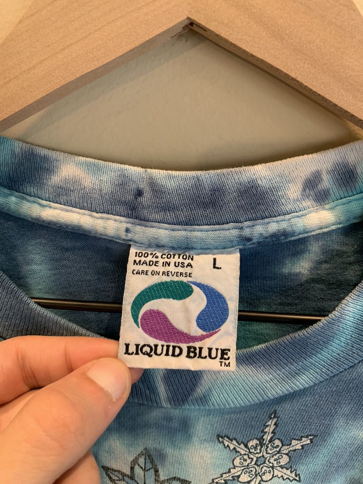 Grateful Dead × Liquid Blue × Vintage *RARE* Vintage 1994 Grateful Dead Liquid Blue Ski Snow Shirt Size US L / EU 52-54 / 3 - 9 Thumbnail