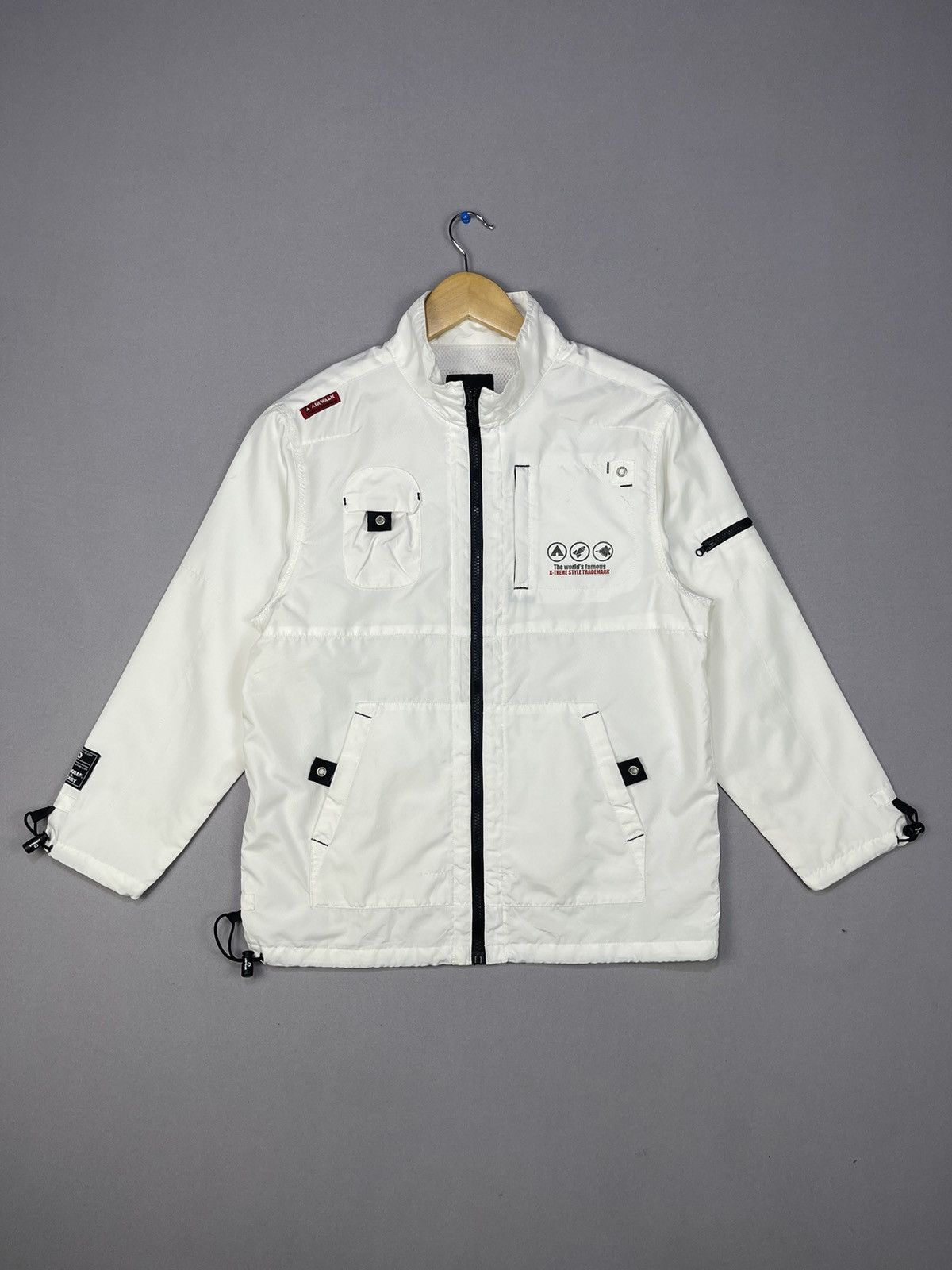Airwalk AIRWALK U.S.A MILITARY Multi Pocket Utility Wind Breaker Size US XXS / EU 40 - 1 Thumbnail