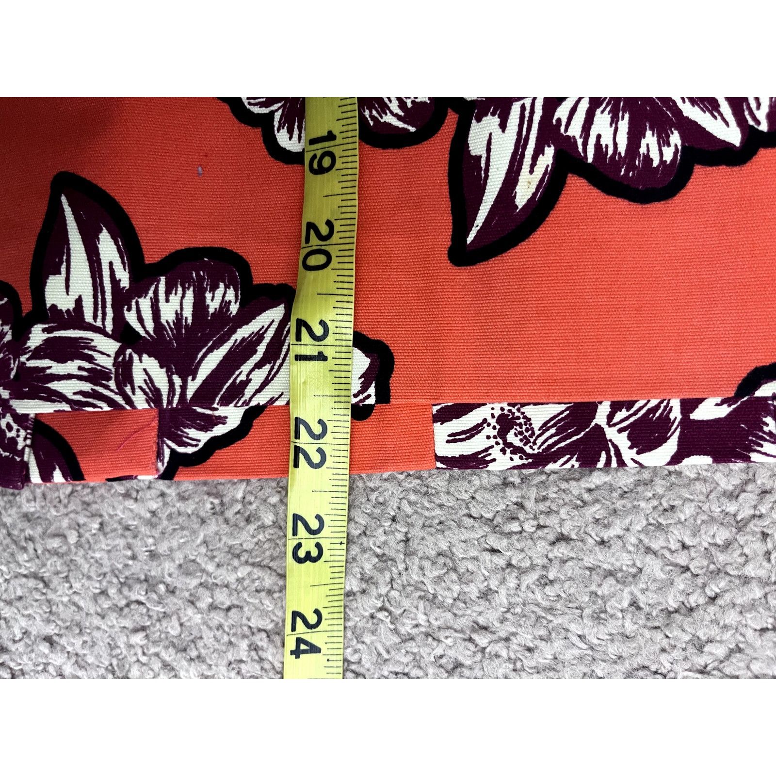 Anthropologie Women's Orange Floral Maeve Skirt 12 Size 34" / US 12 / IT 48 - 4 Thumbnail