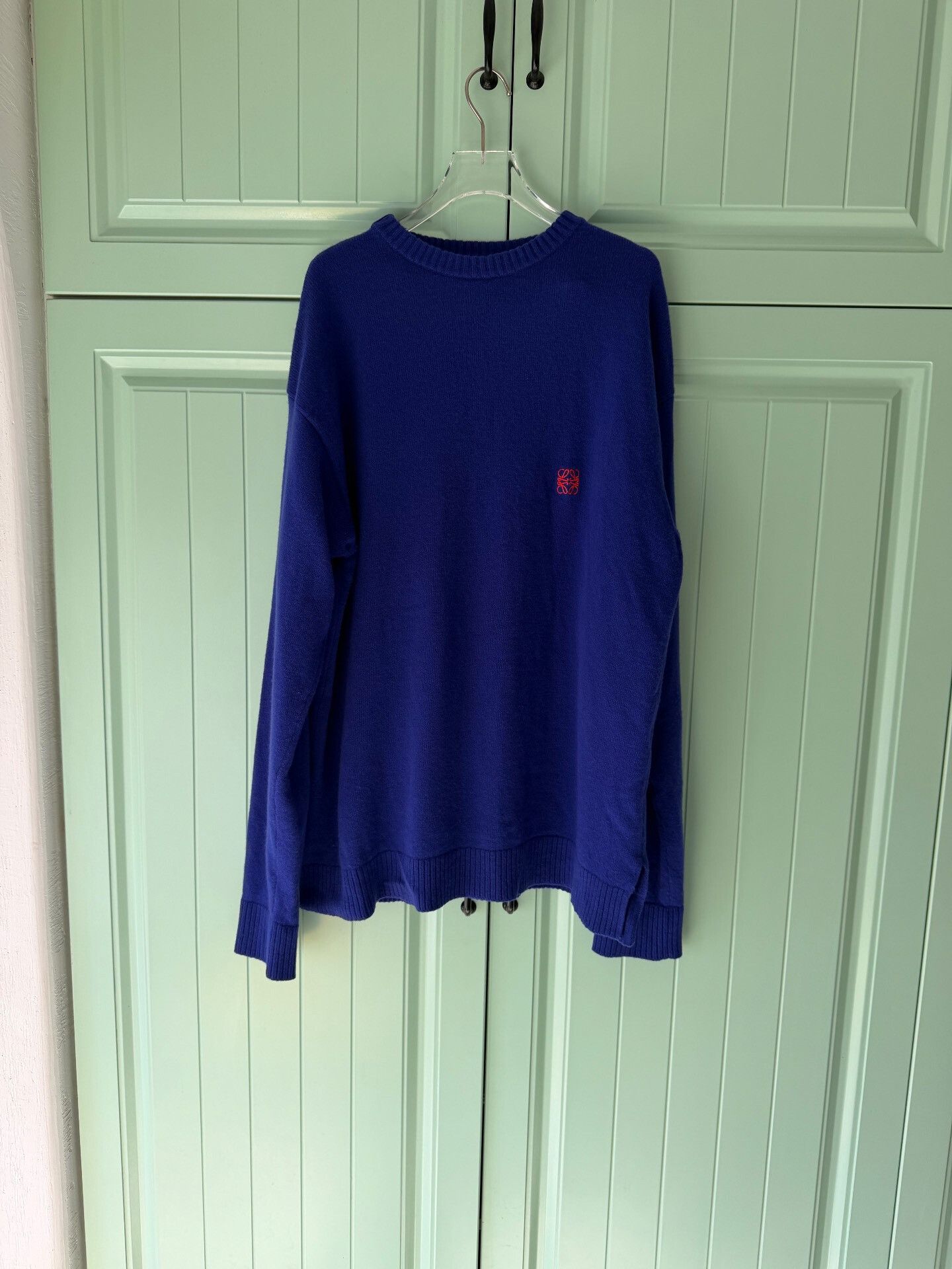 Loewe LOEWE Royal Blue Sweater Size L / US 10 / IT 46 - 1 Thumbnail