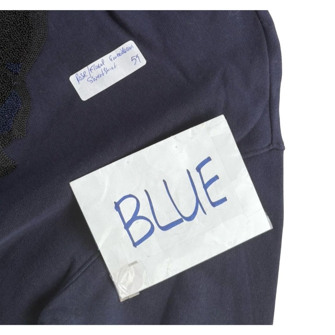 Ted Baker Ted Baker 100% Cotton Embroidered Crew Neck Sweatshirt Blue Size US XL / EU 56 / 4 - 8 Thumbnail