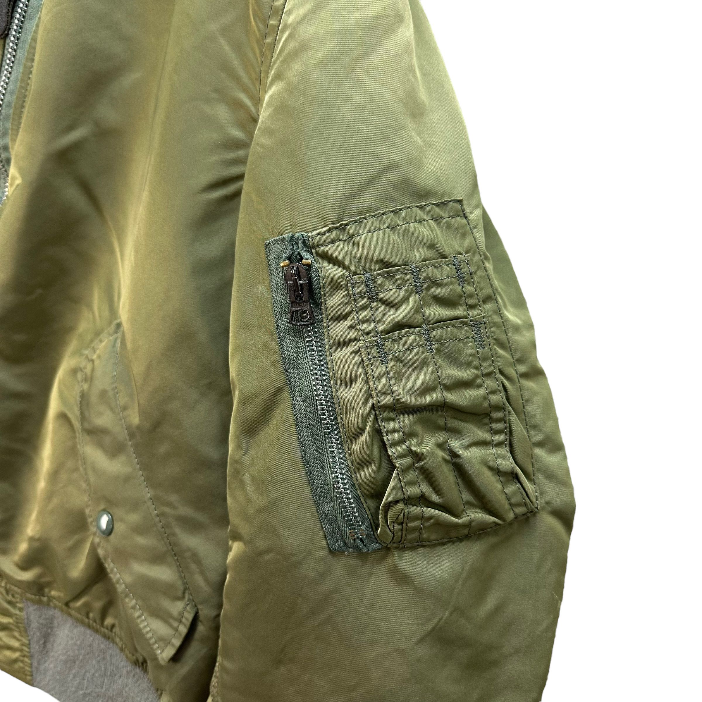 Alpha Industries VINTAGE ALPHA INDUSTRIES USAF MA-1 FLIGHT JACKET #7695-165 Size US L / EU 52-54 / 3 - 6 Thumbnail