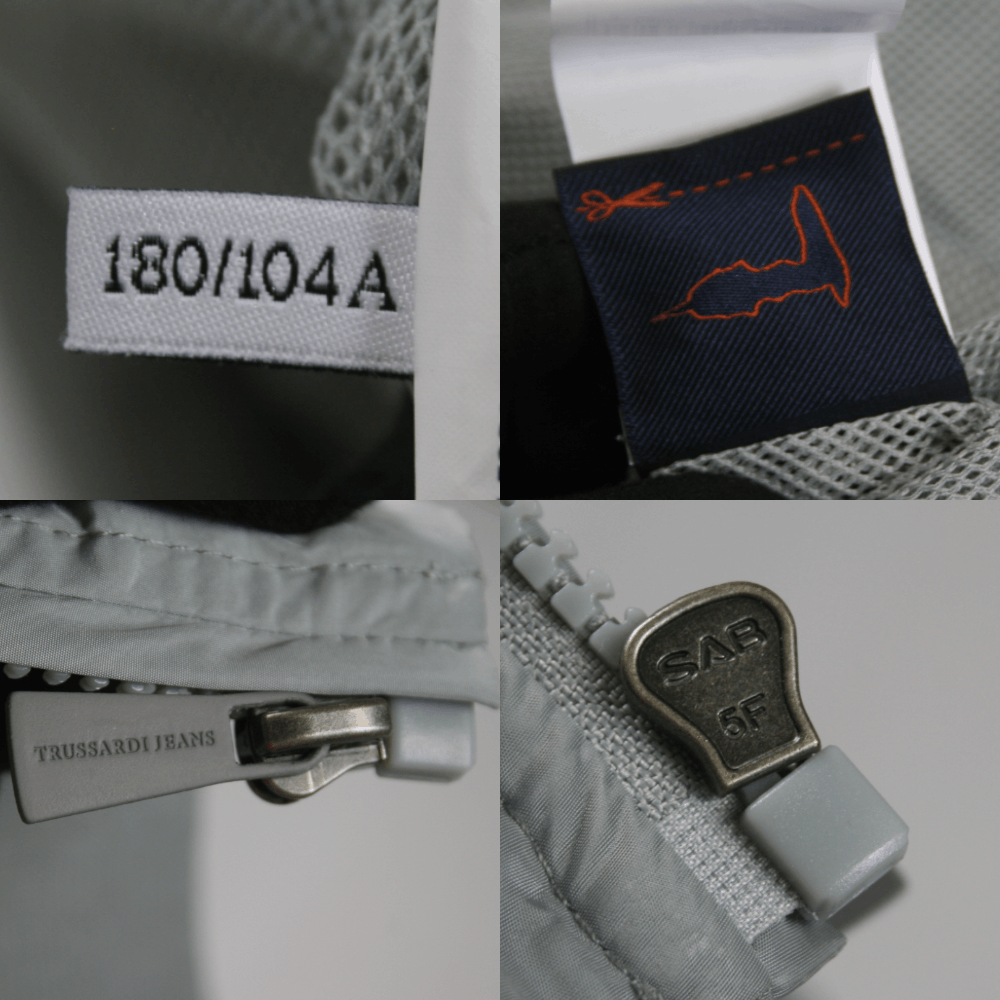 Trussardi Big Logo Bomber Jacket Size US L / EU 52-54 / 3 - 12 Thumbnail