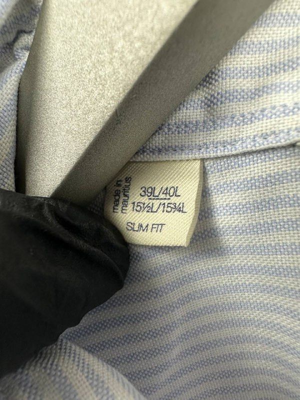 Suitsupply SuitSupply Striped Oxford Stretch Shirt Albini 1876 Fabrics Size US M / EU 48-50 / 2 - 11 Thumbnail