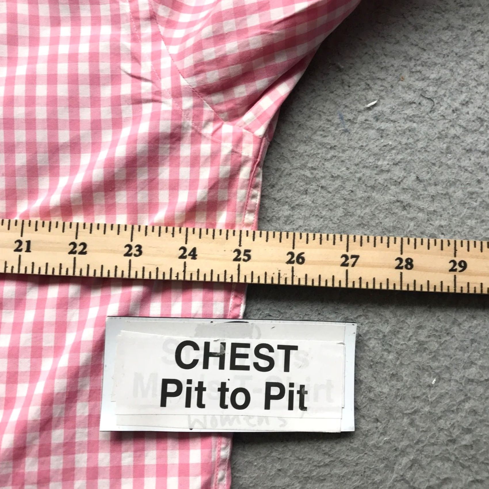 Hudson Harvie & Hudson Shirt Long Sleeve Button-Up Men Large Gingham Check Pink Size 42R - 5 Thumbnail