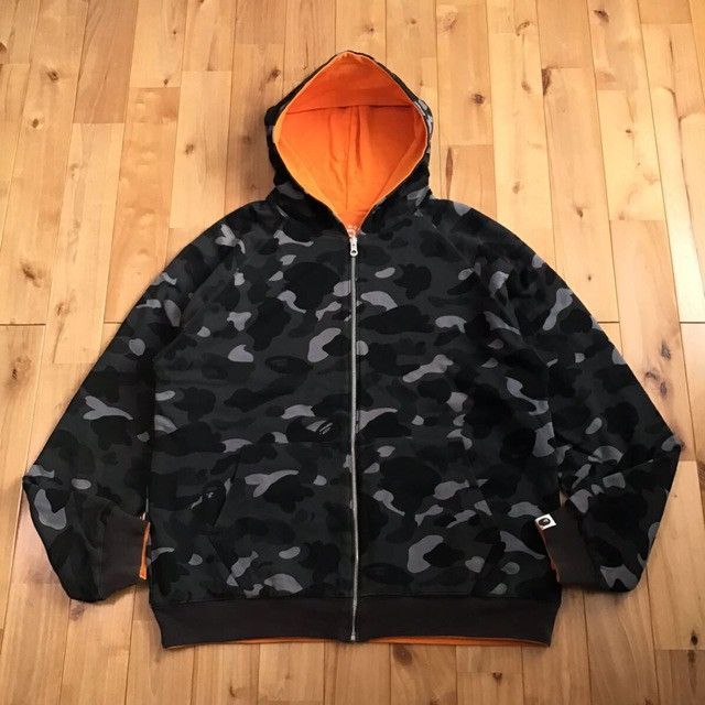 Bape 🔥Reversible🔥 BAPE camo Zip hoodie a bathing ape NIGO Size US L / EU 52-54 / 3 - 2 Thumbnail