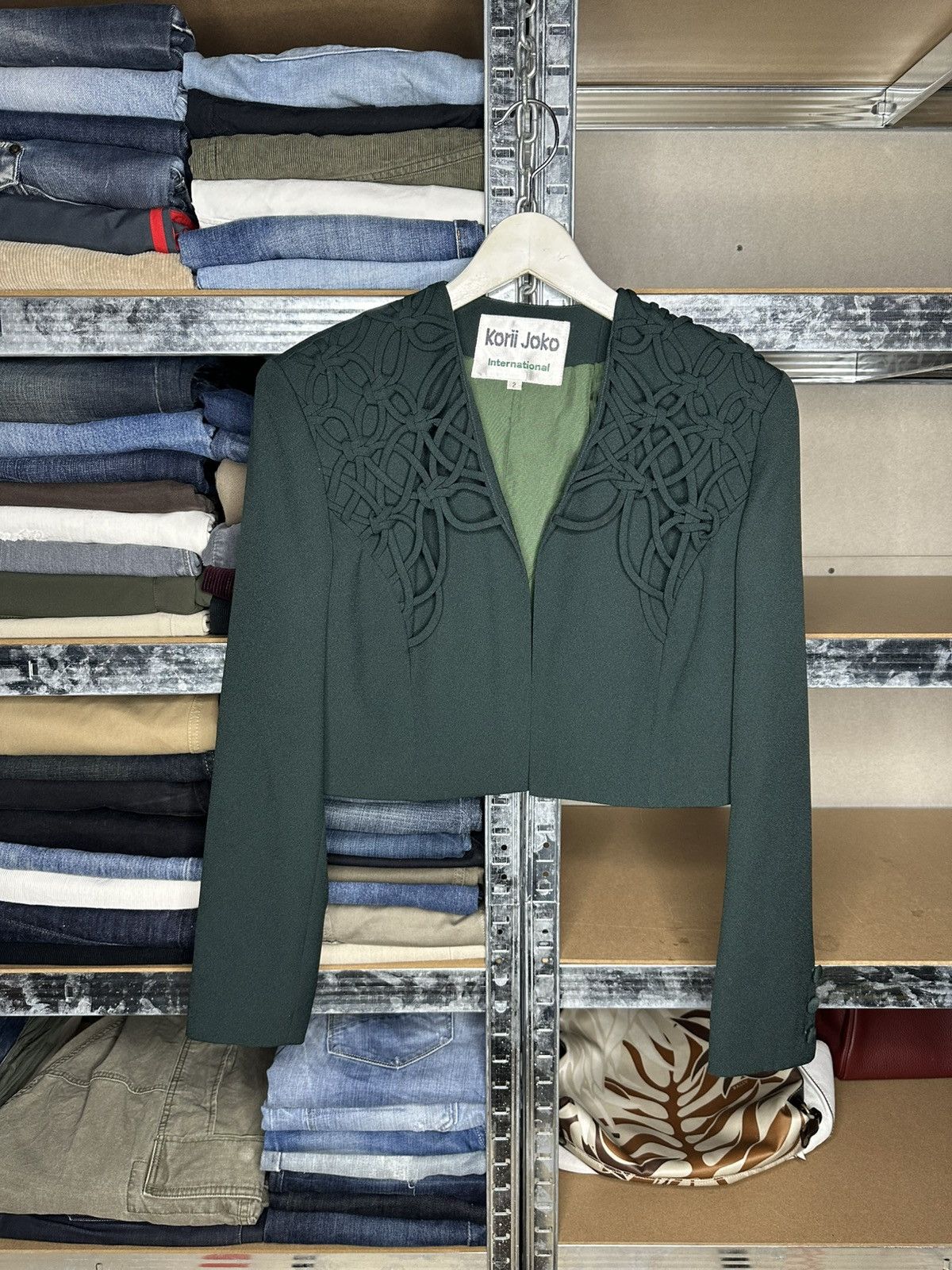 Other Korii Joko International Cropped Embroidered Jacket Size 2 Size S / US 4 / IT 40 - 1 Thumbnail