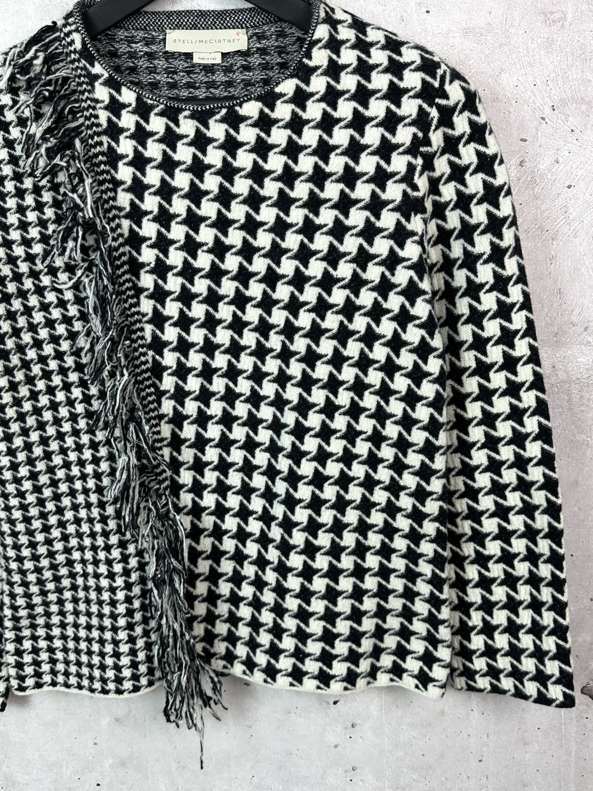 Stella McCartney Stella McCartney 2014 Runway Black White Mini Shift Sweater Size M / US 6-8 / IT 42-44 - 4 Thumbnail