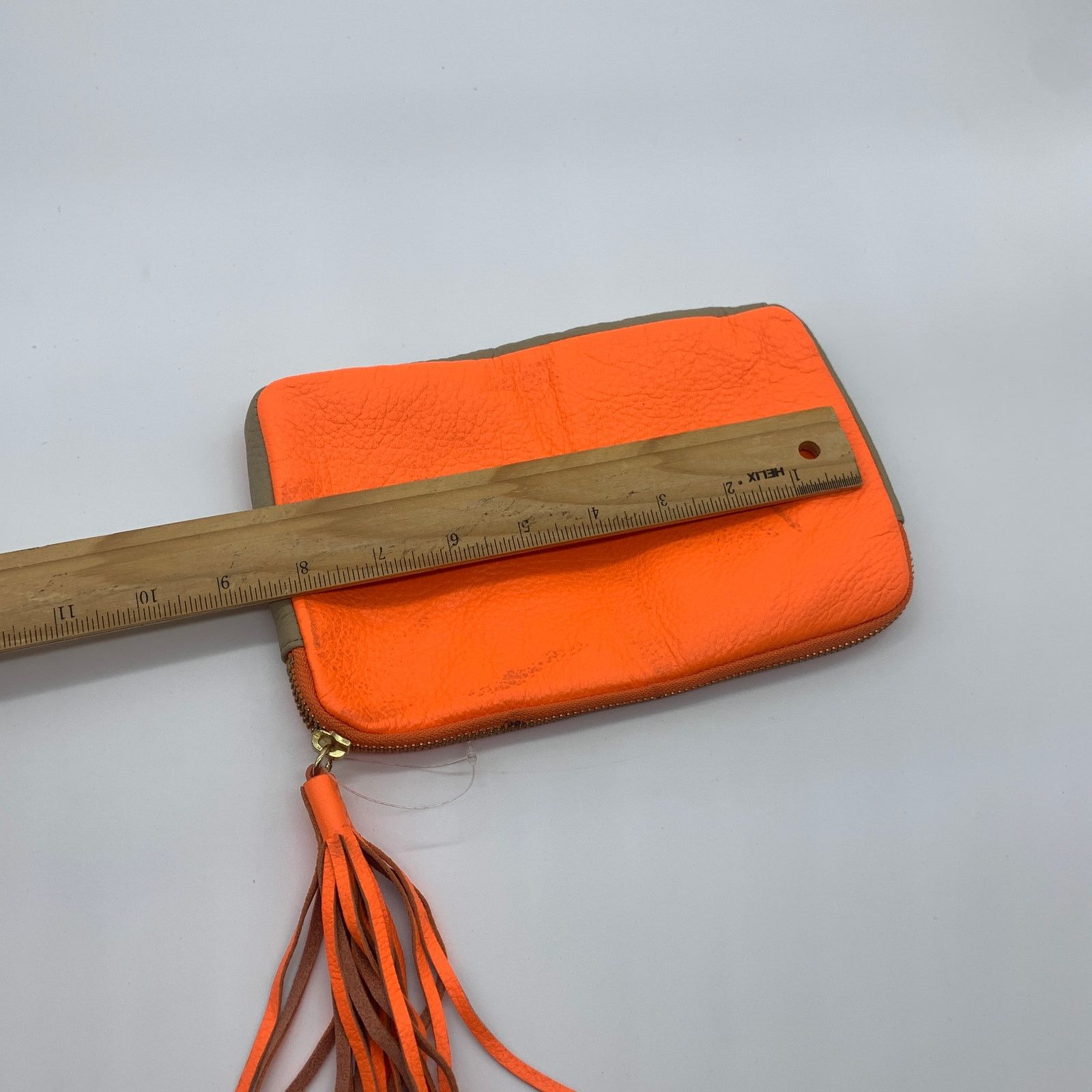 Gap GAP Orange Clutch Womens Small Bag Cute Summer Wallet Size ONE SIZE - 4 Thumbnail