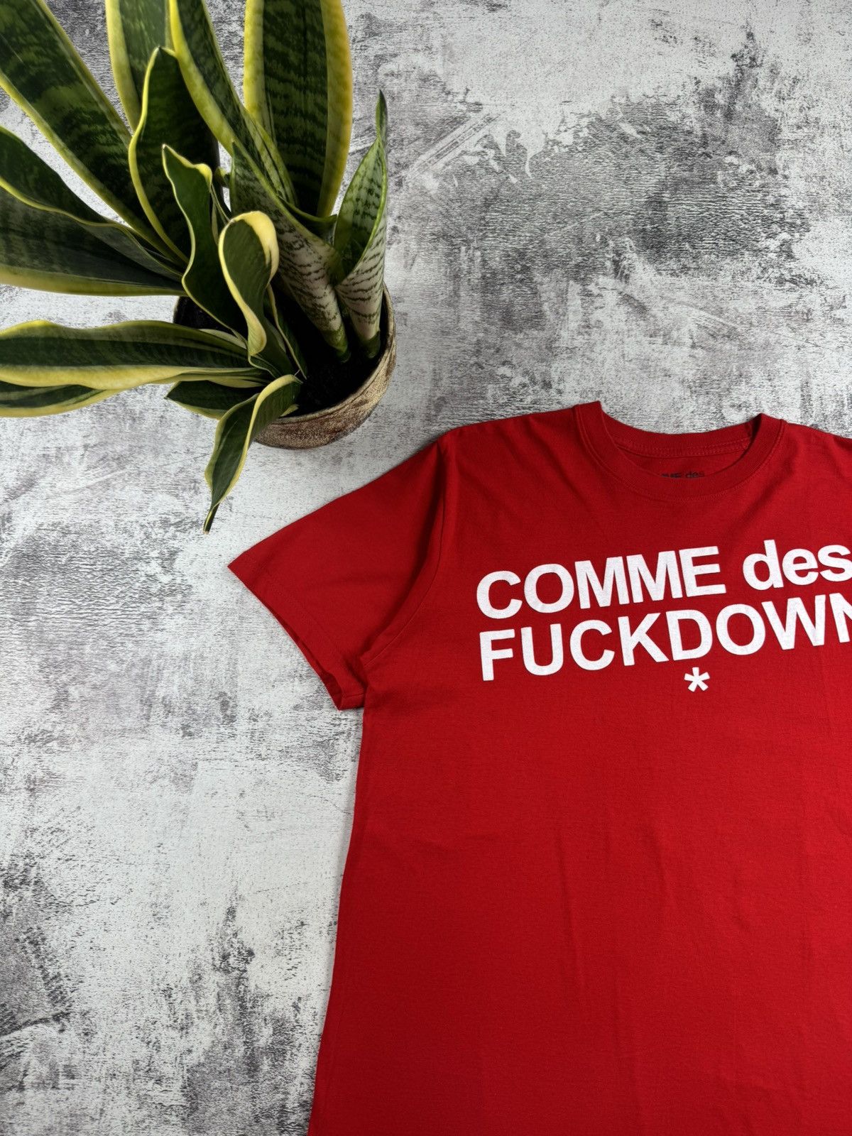 Comme Des Fuck Down Comme Des Fuckdown Men’s XLarge Red Logo Hip Hop Rap Cotton T Shirt Tee Jersey Size US XL / EU 56 / 4 - 6 Thumbnail
