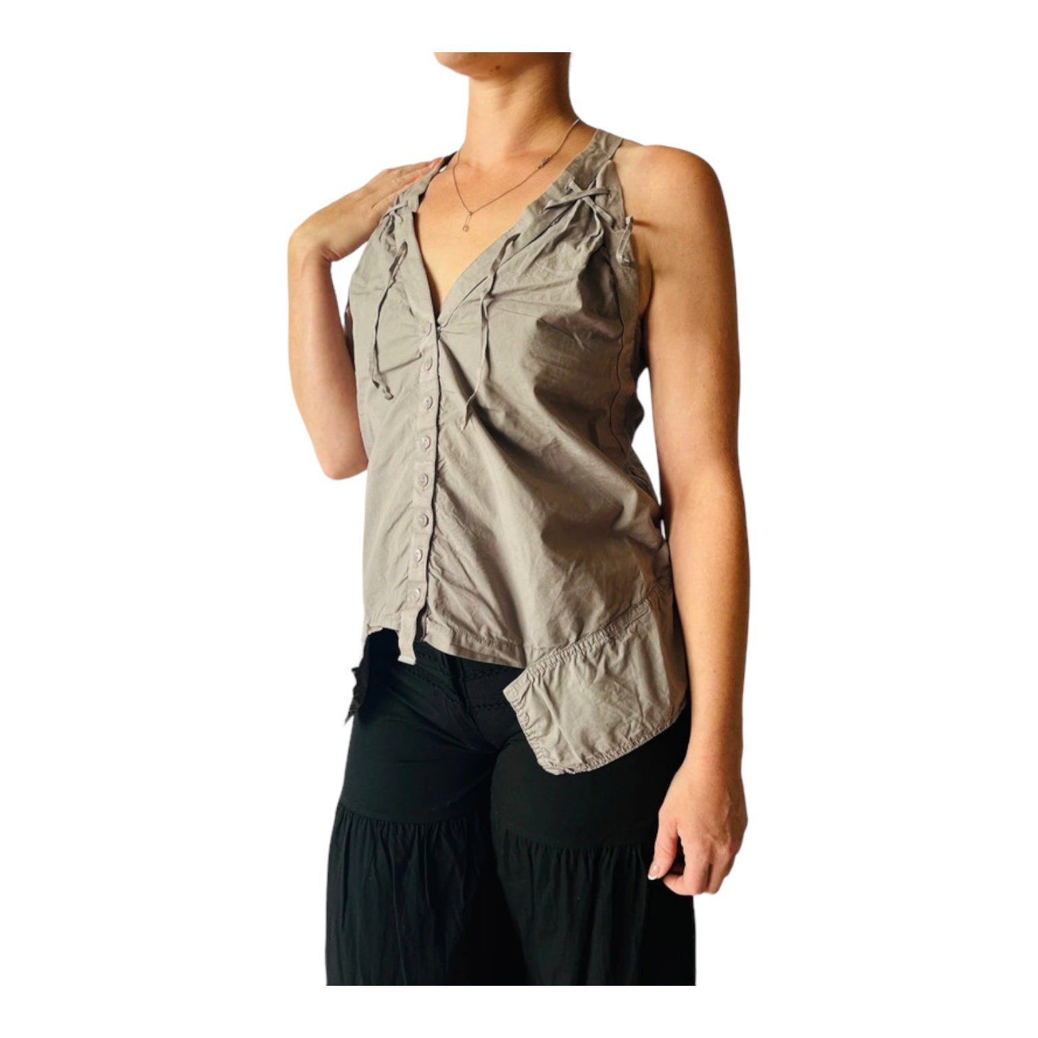 Cop Copine The Cop Copine Crisscross Lacing Top Size ONE SIZE - 2 Thumbnail