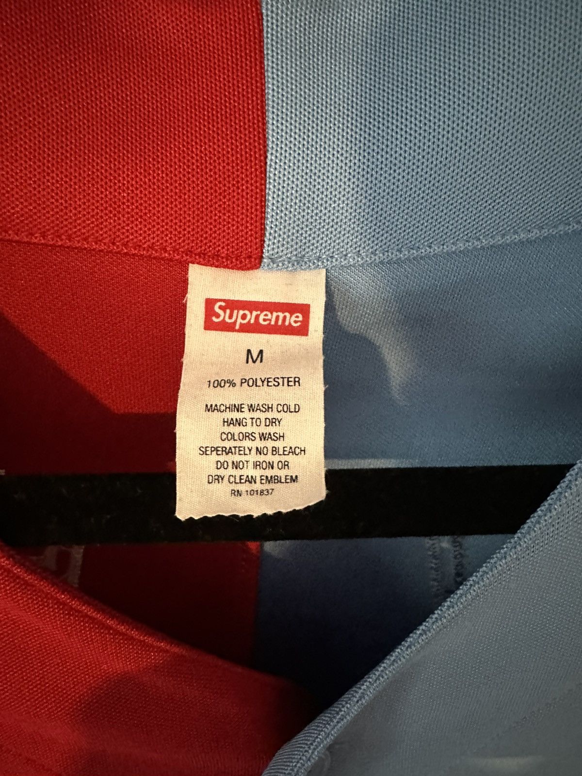 Supreme 2021 Supreme Don’t Hate Jersey Red/Blue Size US M / EU 48-50 / 2 - 4 Thumbnail