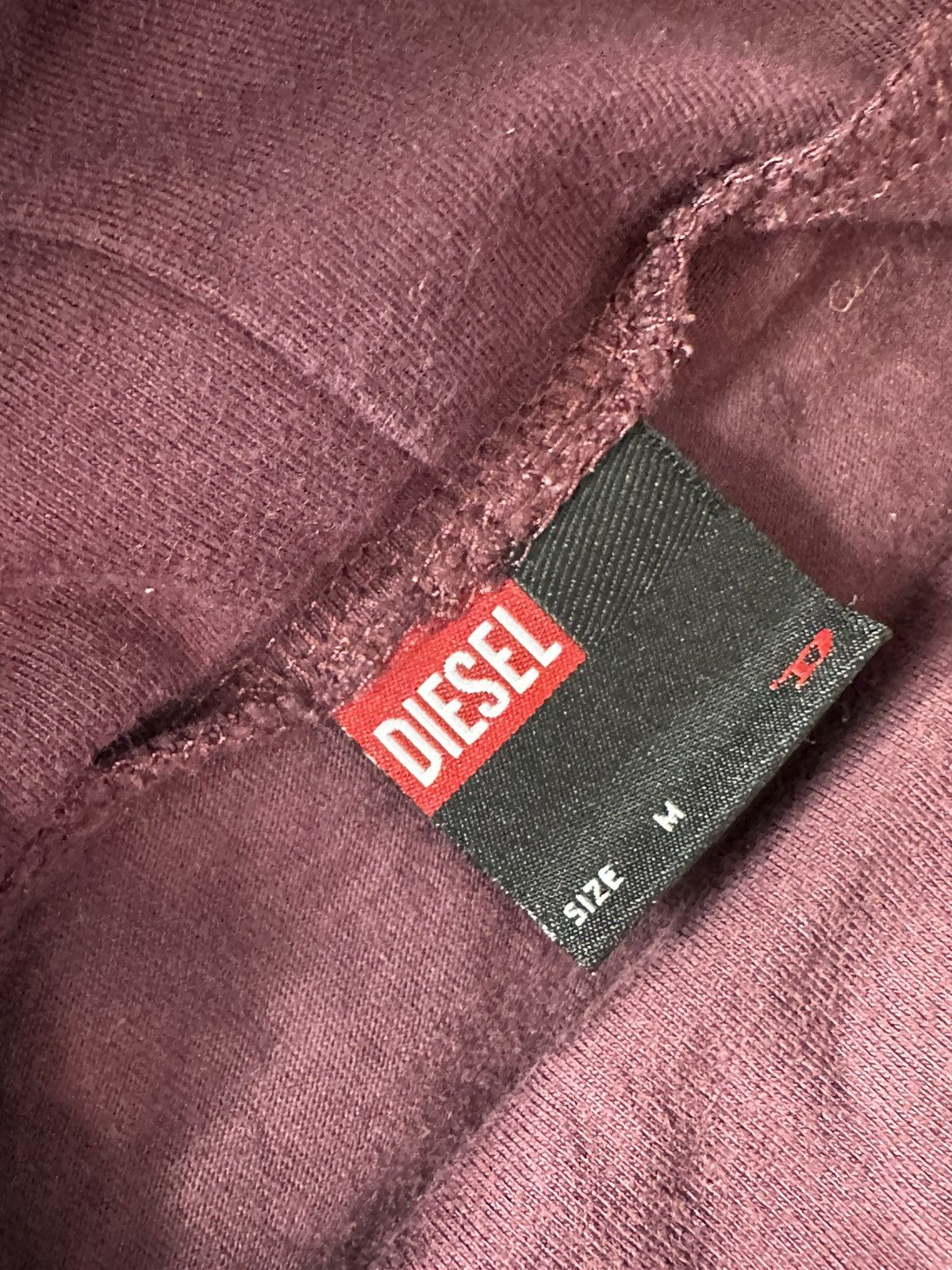 Diesel × Vintage 🚨CRAZY Y2K Diesel Avant Garde Burgundy VINTAGE Long Sleeve Size M / US 6-8 / IT 42-44 - 6 Thumbnail