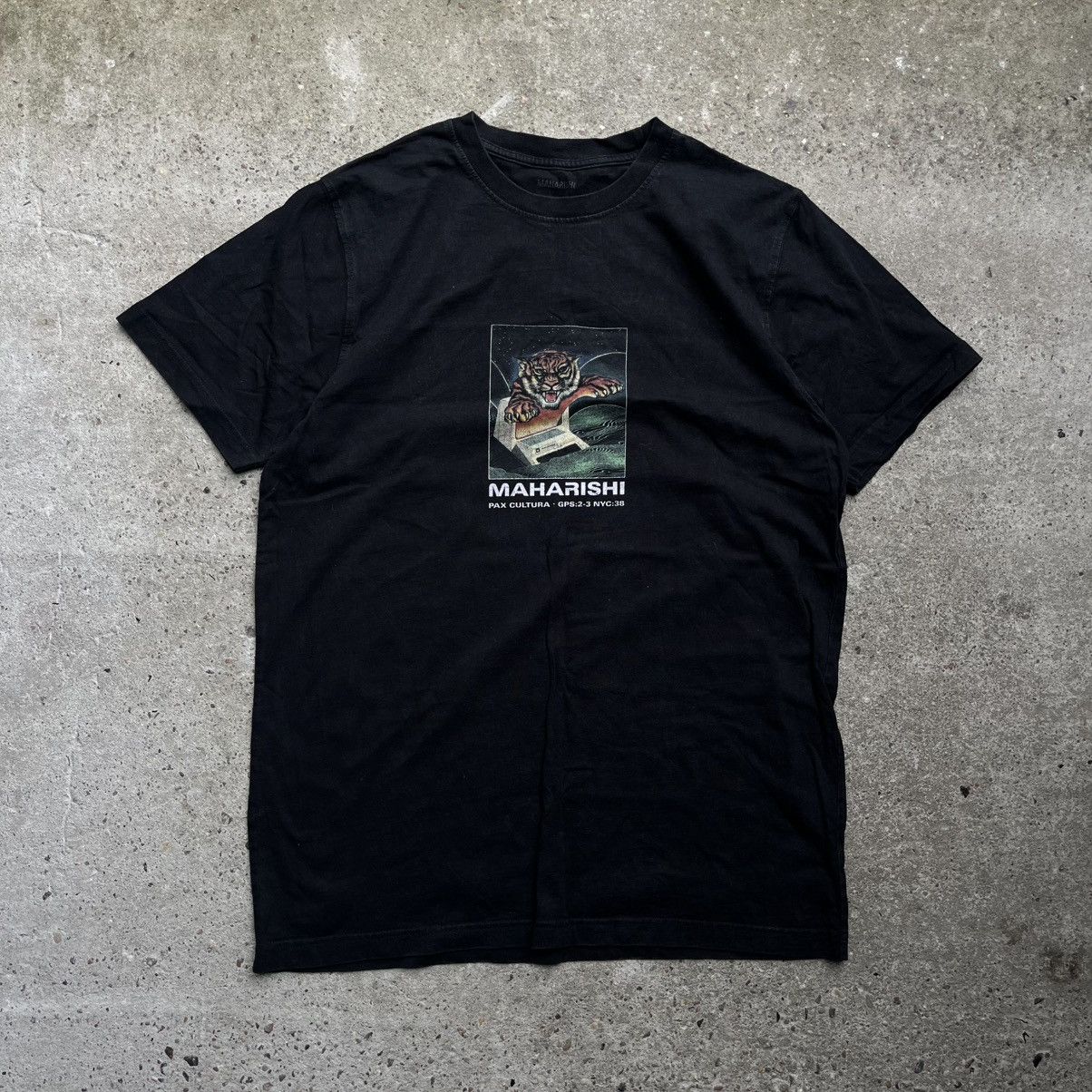 Maharishi Maharishi programme tiger bogo logo Black T-Shirt Size US M / EU 48-50 / 2 - 1 Thumbnail