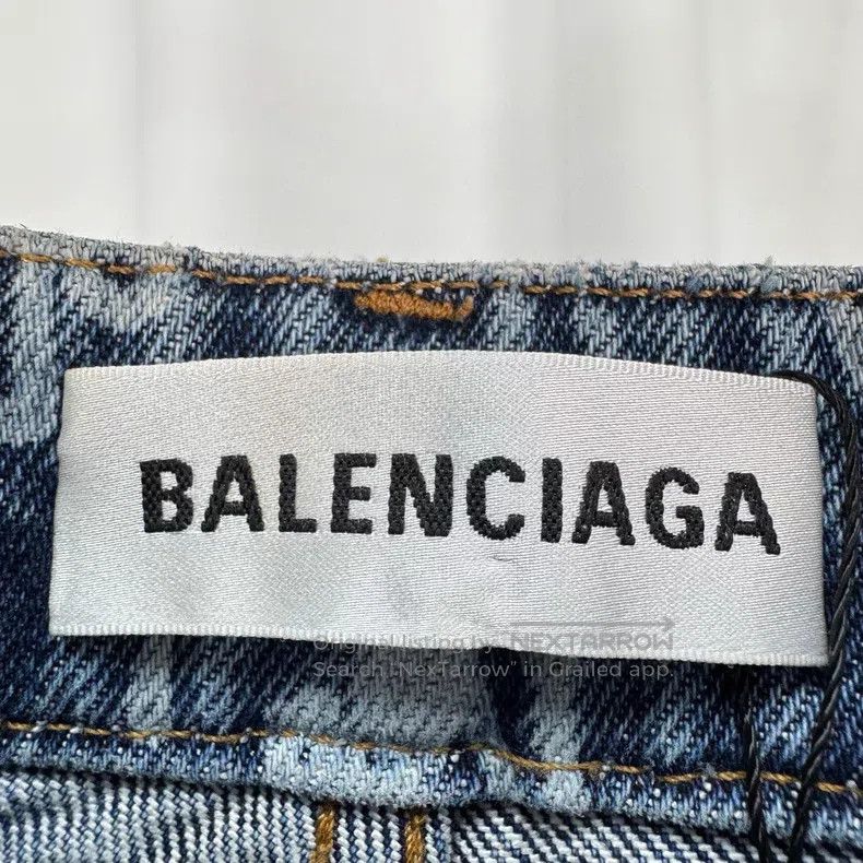 Balenciaga Balenciaga size M Cursive letter all-over print jeans Size 25" / US 0 / IT 36 - 5 Thumbnail