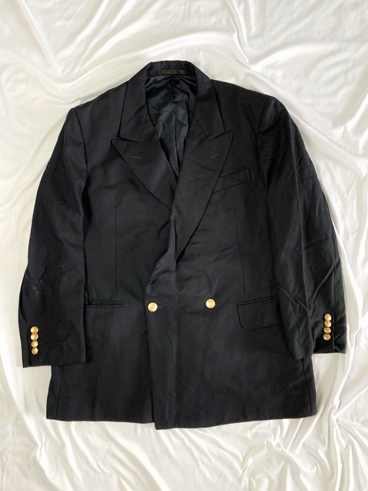 Burberry Burberrys vintage wool blazers men/ loropiana thierry mugler Size 38R - 3 Thumbnail