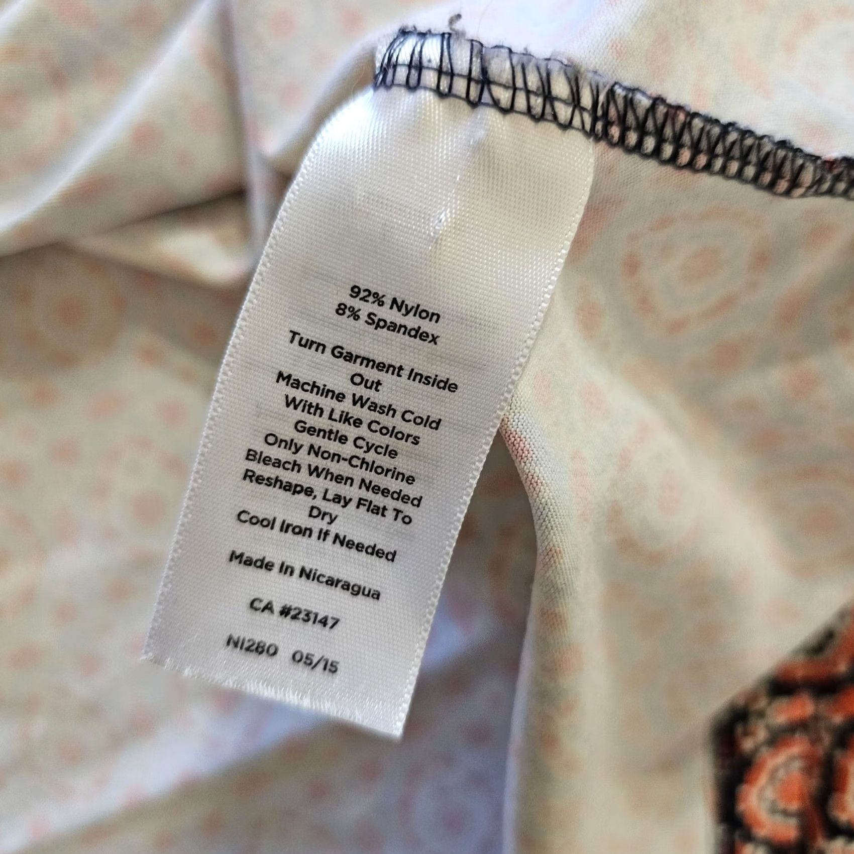 Talbots Talbots Top Shirt Womens XL Orange Stretch 3/4 Sleeve Career Casual Blouse Size XL / US 12-14 / IT 48-50 - 7 Thumbnail