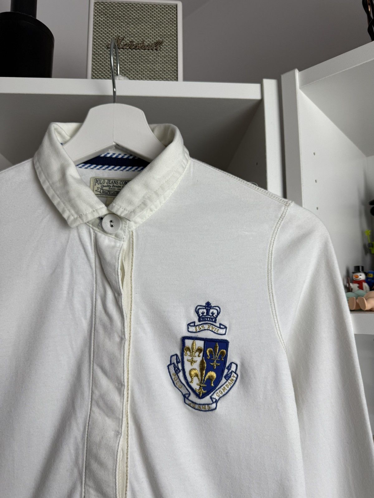 Polo Ralph Lauren × Ralph Lauren VIntage y2k Ralph Lauren Chief keef style rugby polo M drill Size US M / EU 48-50 / 2 - 4 Thumbnail