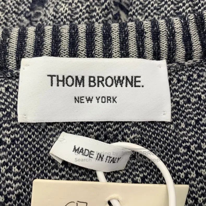 Thom Browne Thom Browne Round Neck Long Sleeve Knit Top Size US XS / EU 42 / 0 - 5 Thumbnail