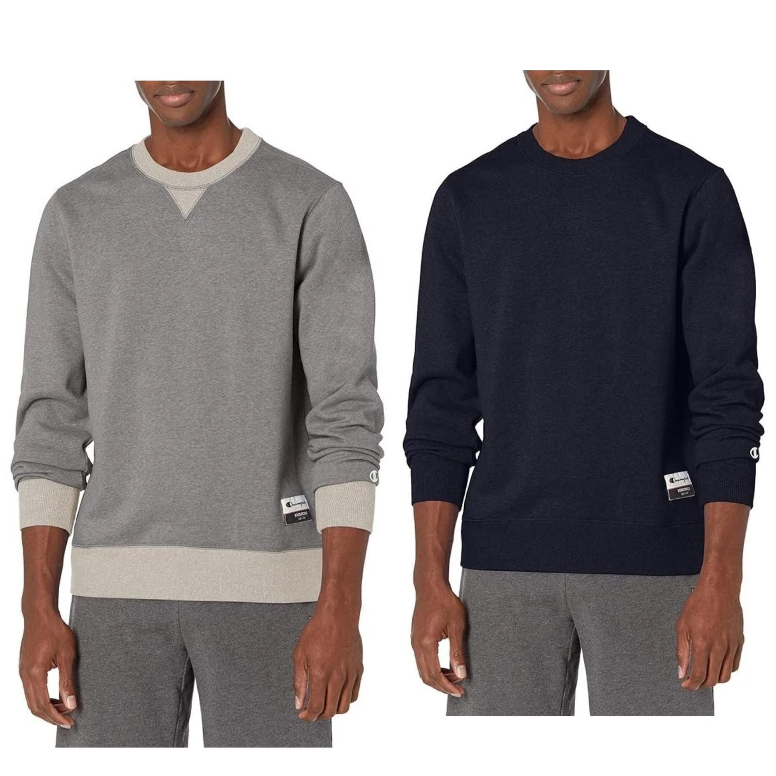 Champion 2 New Champion Mens Small Sueded Fleece Pullover Sweatshirts Size US S / EU 44-46 / 1 - 1 Thumbnail