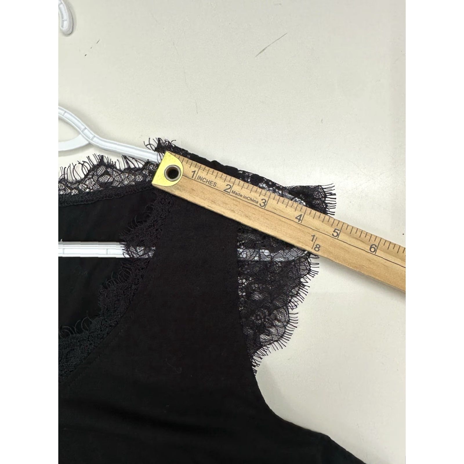 Vintage Unbranded Womens Shirt XL Black Cap Sleeve Lace Trim Shirt Womens XL Black Cap Sleeve Lace Trim Size XL / US 12-14 / IT 48-50 - 7 Thumbnail